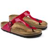 birkenstock red patent gizeh