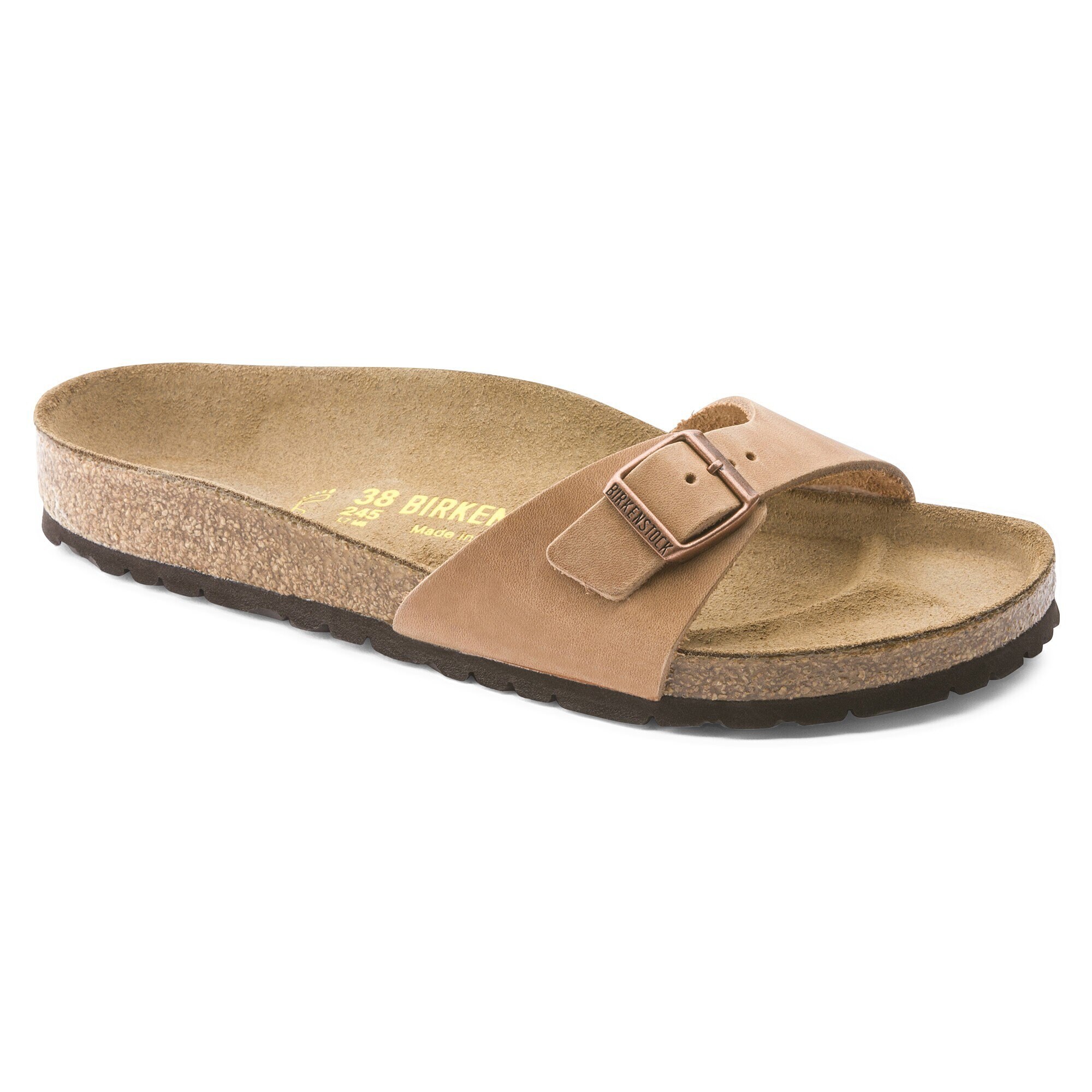 birkenstock madrid brown leather