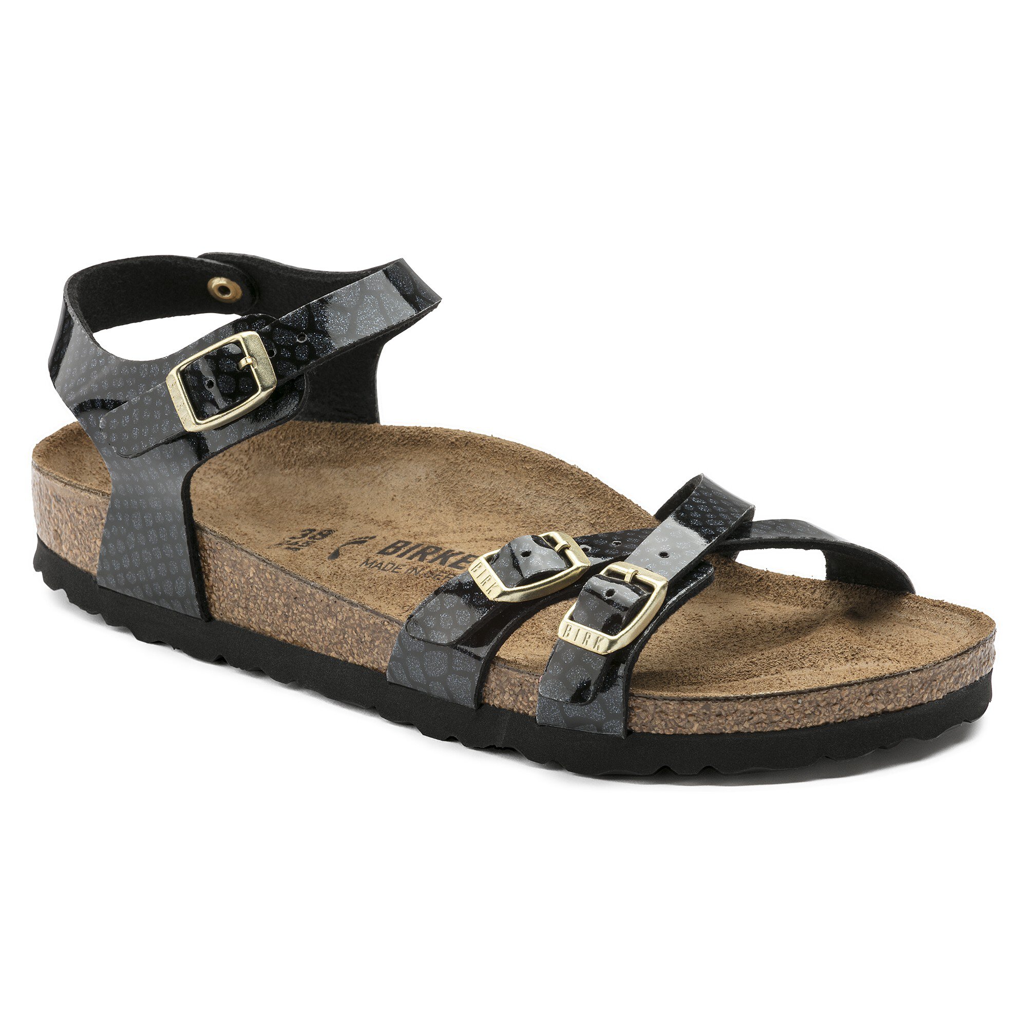 birkenstock noir brillant
