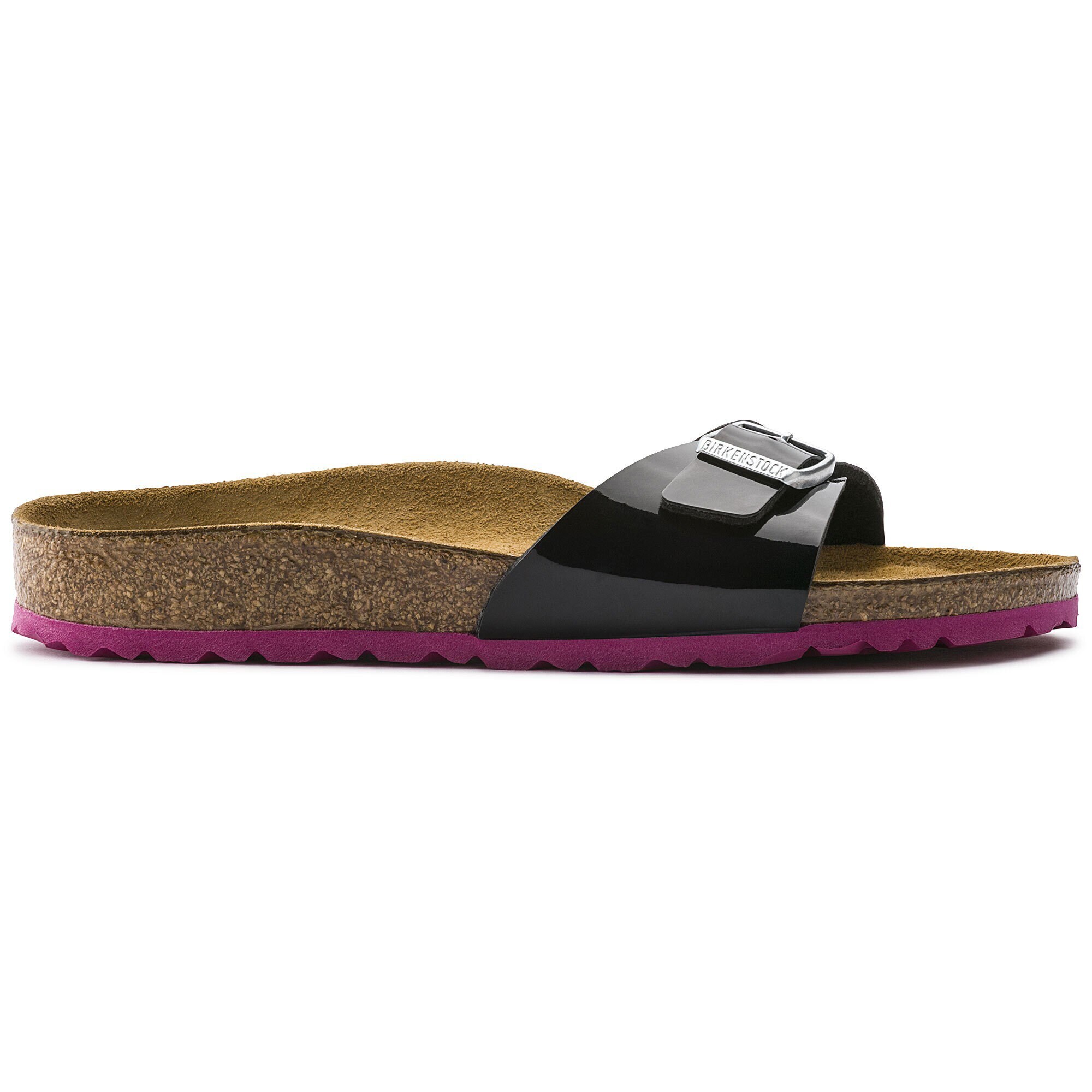 black patent birko flor