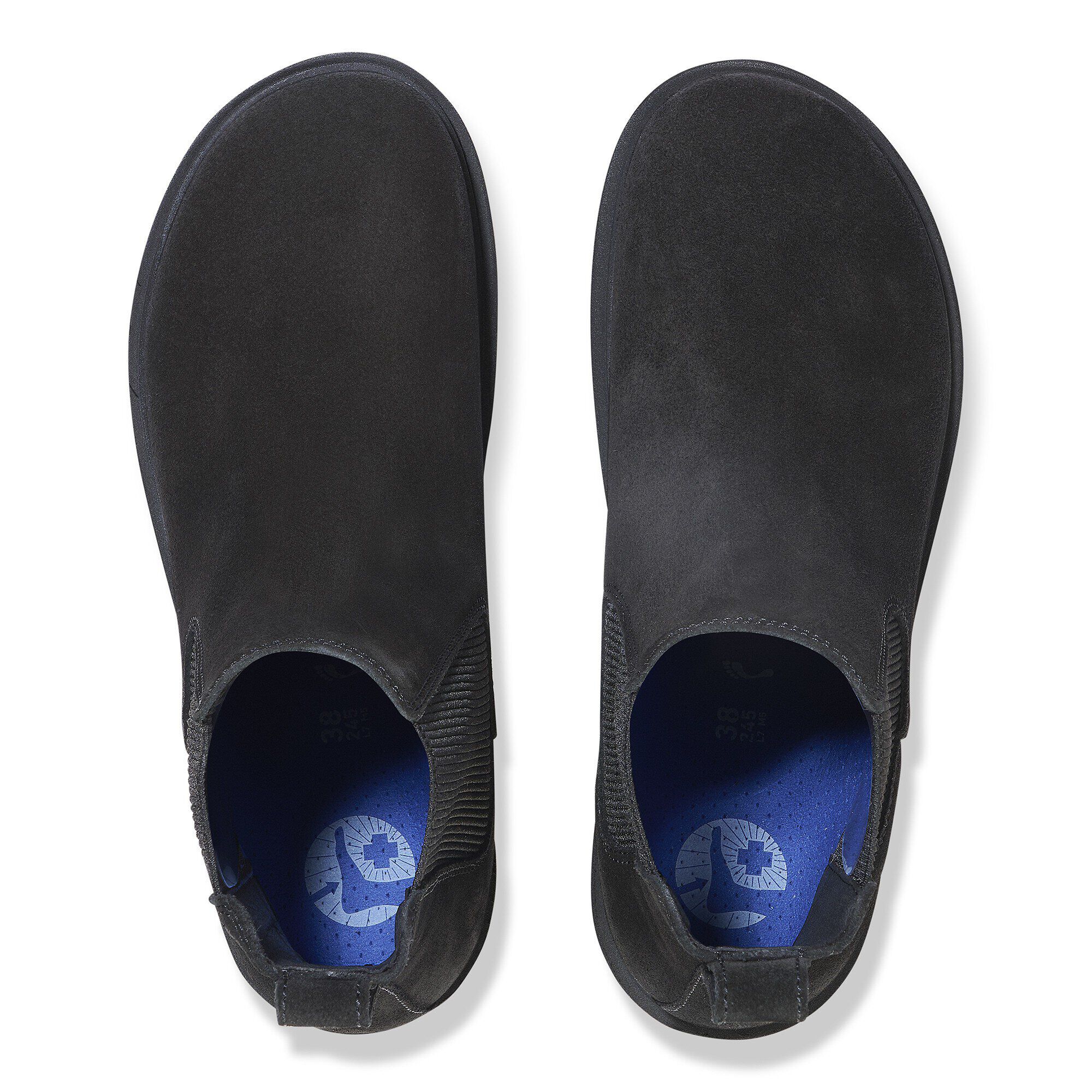Highwood Slip On Women スエードレザー ブラック | BIRKENSTOCK