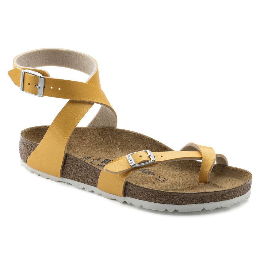 Dolke afbryde Den anden dag Yara Birko-Flor Patent Graceful Amber Yellow | BIRKENSTOCK