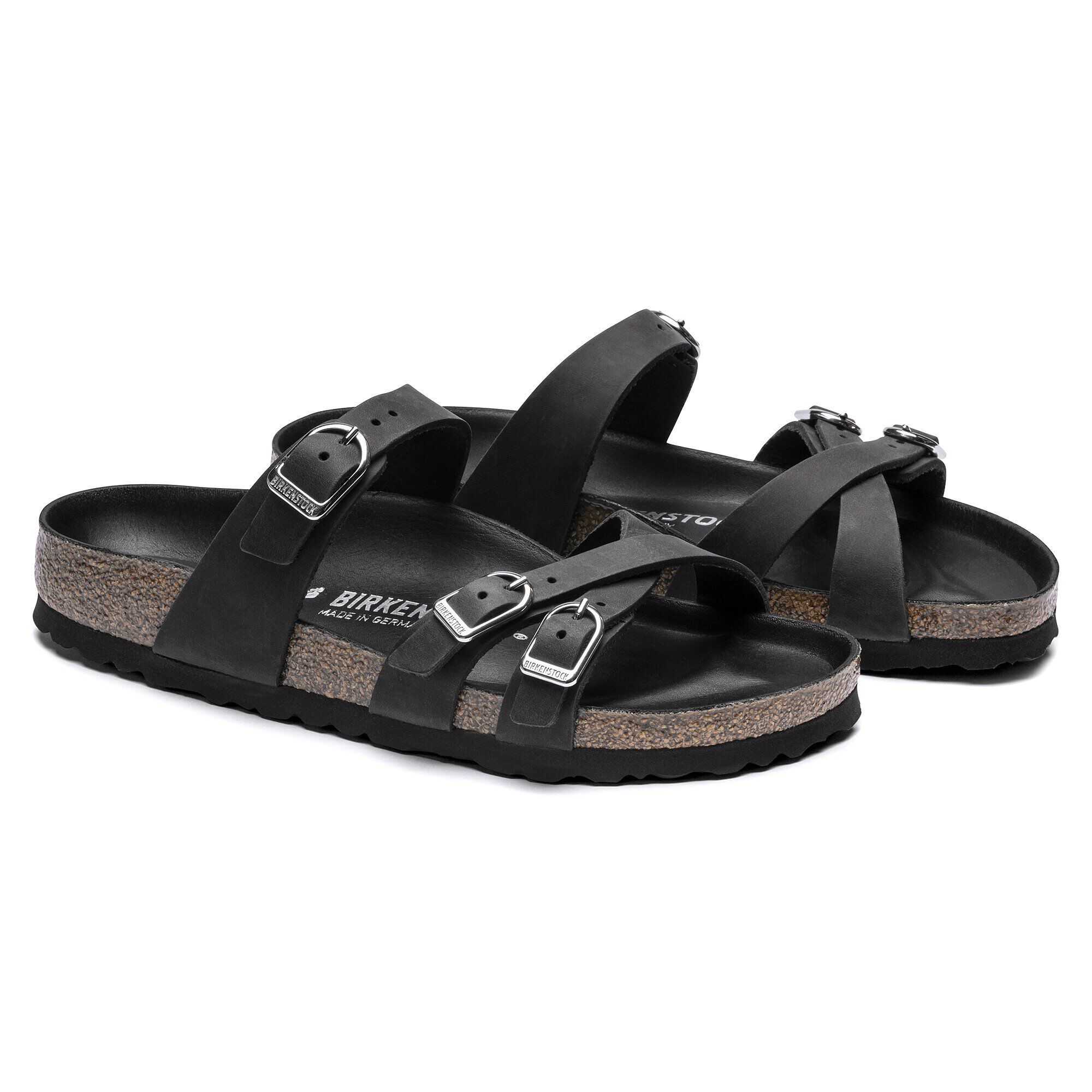 Birkenstock franca black clearance