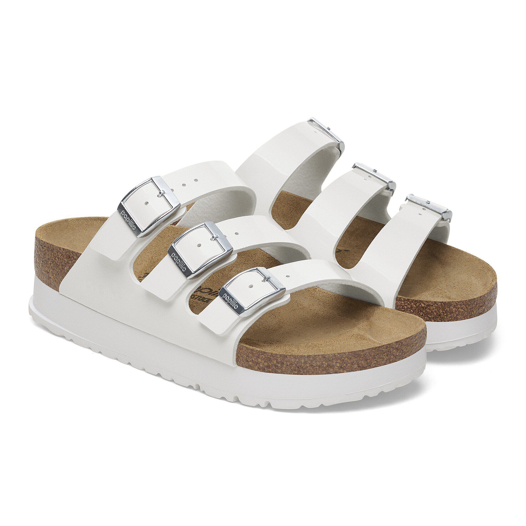 VIP【関税送料無料】希少 Birkenstock Florida platform sandal Florida Flex Platform Birko-Flor White | BIRKENSTOCK