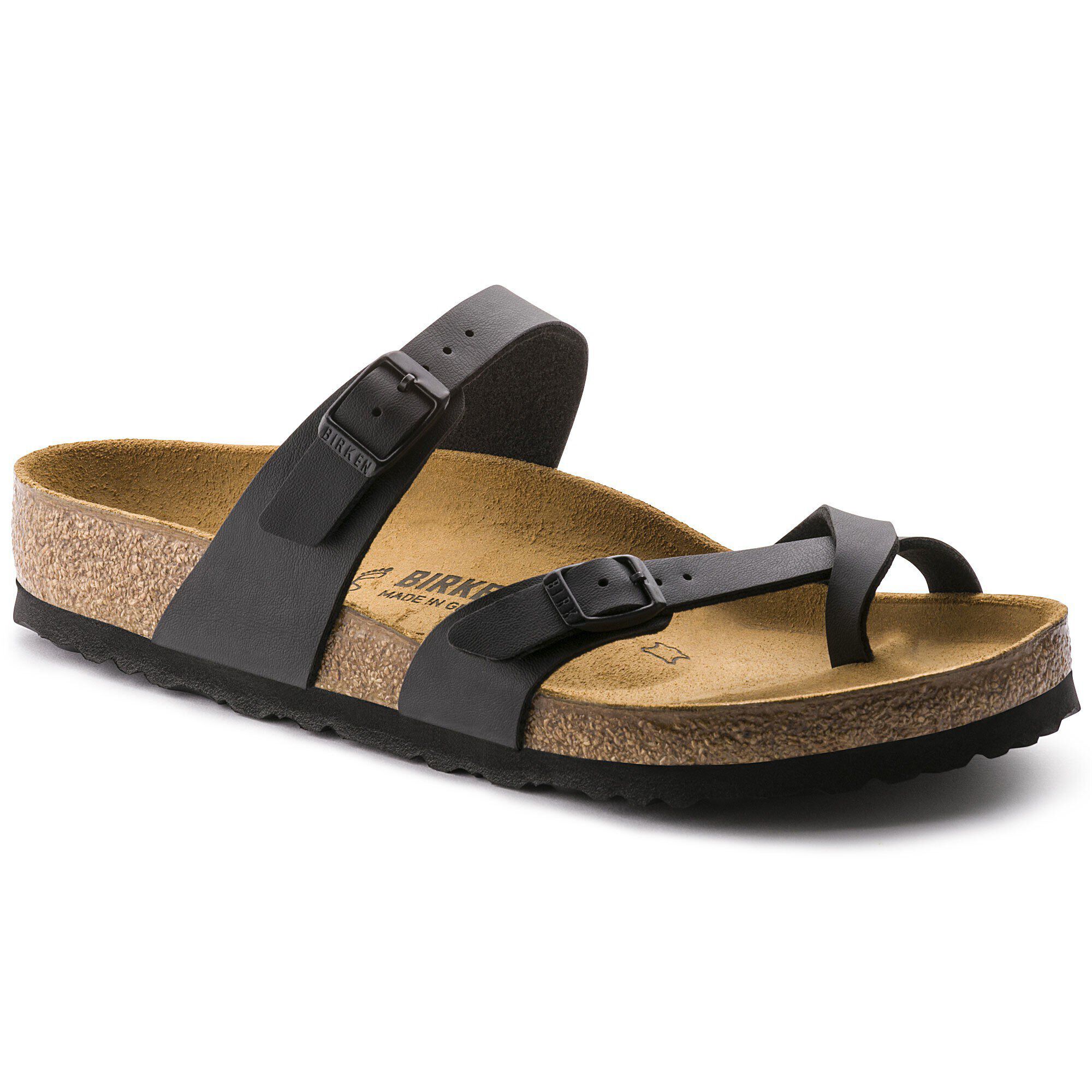 black toe strap birkenstocks