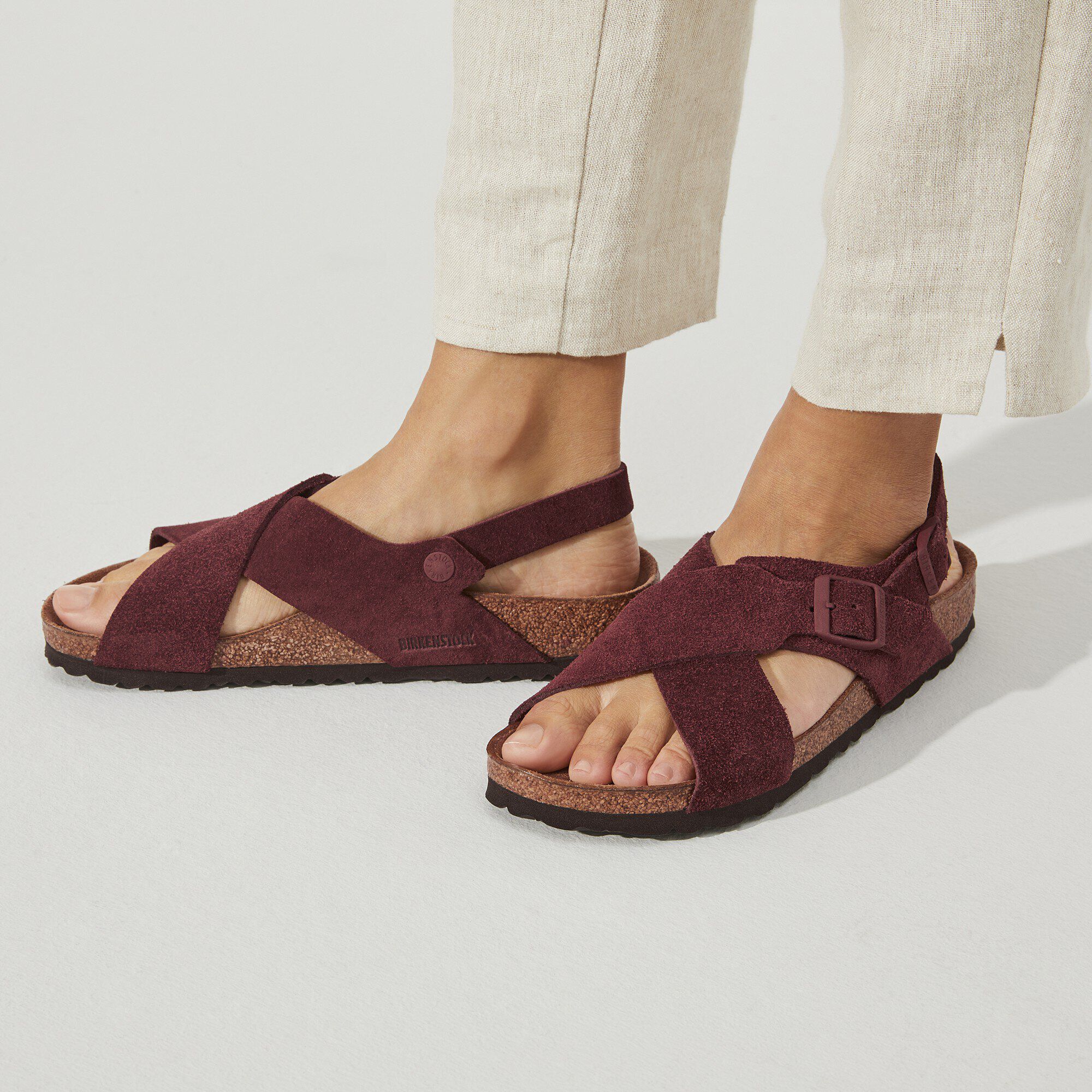 Tulum Weichbettung Veloursleder Chocolate BIRKENSTOCK
