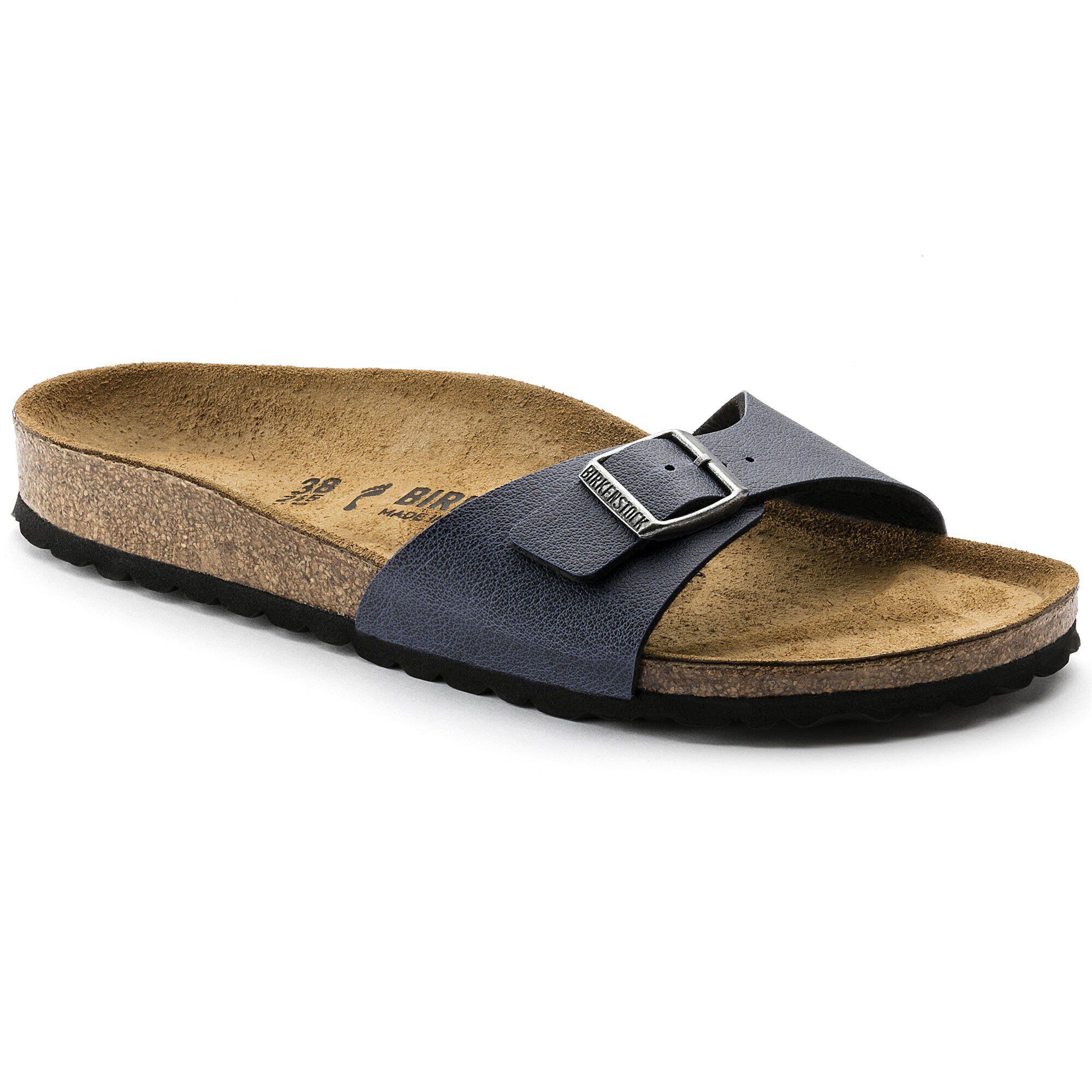 Madrid Birko-Flor Pull Up Navy | shop online at BIRKENSTOCK