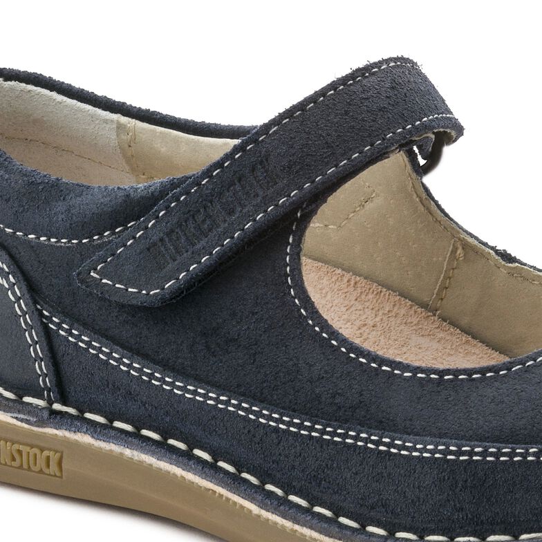 June Suede Leather Dark Blue June Suede Leather Dark Blue