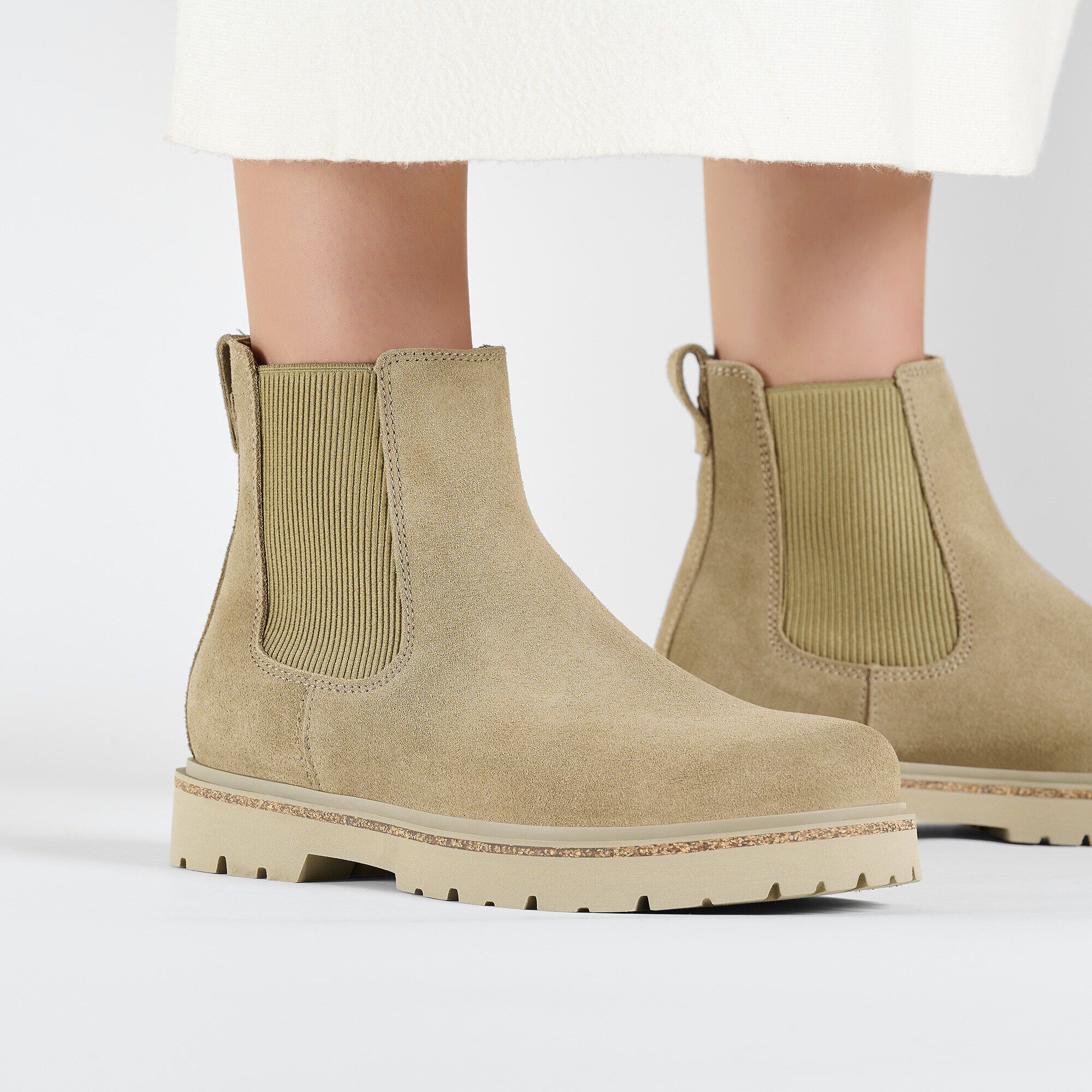 Highwood Slip On Women スエードレザー トープ | BIRKENSTOCK