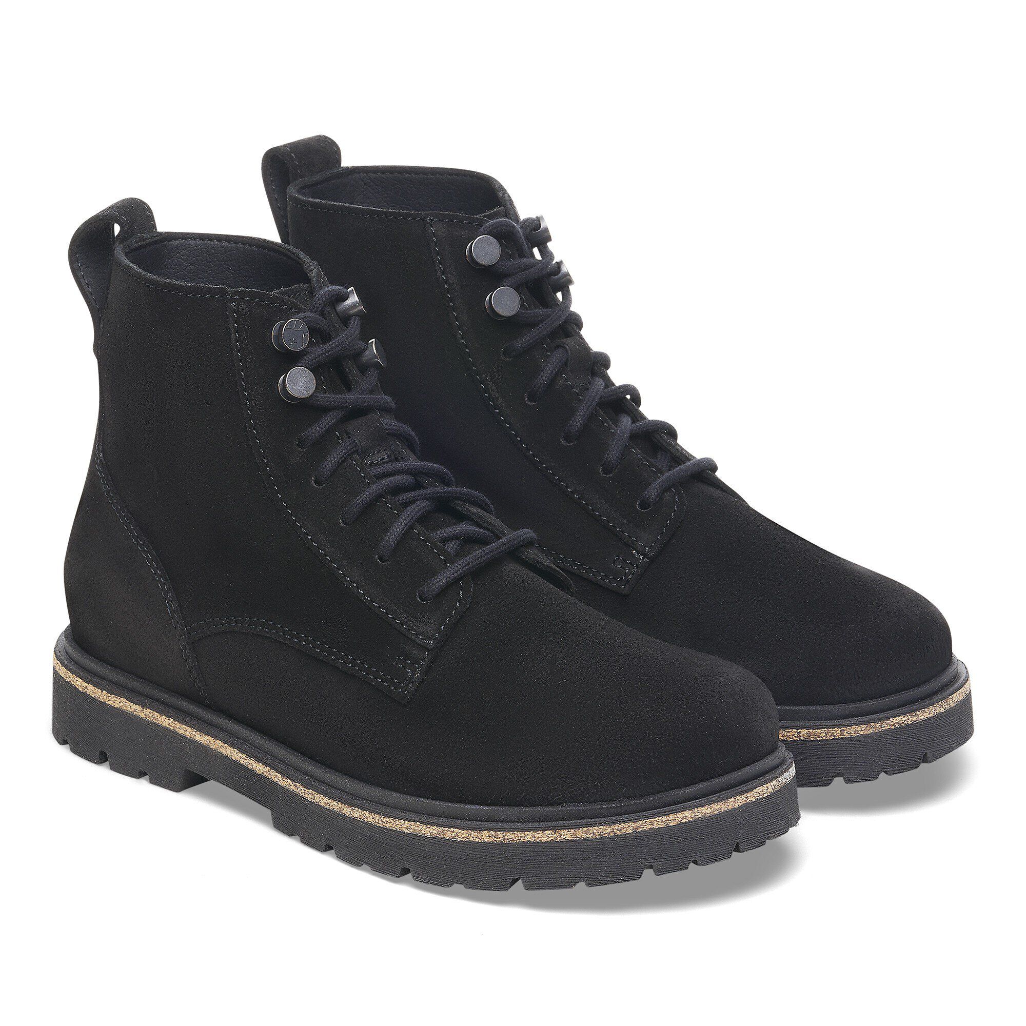 Highwood Lace Mid スエードレザー ブラック | BIRKENSTOCK