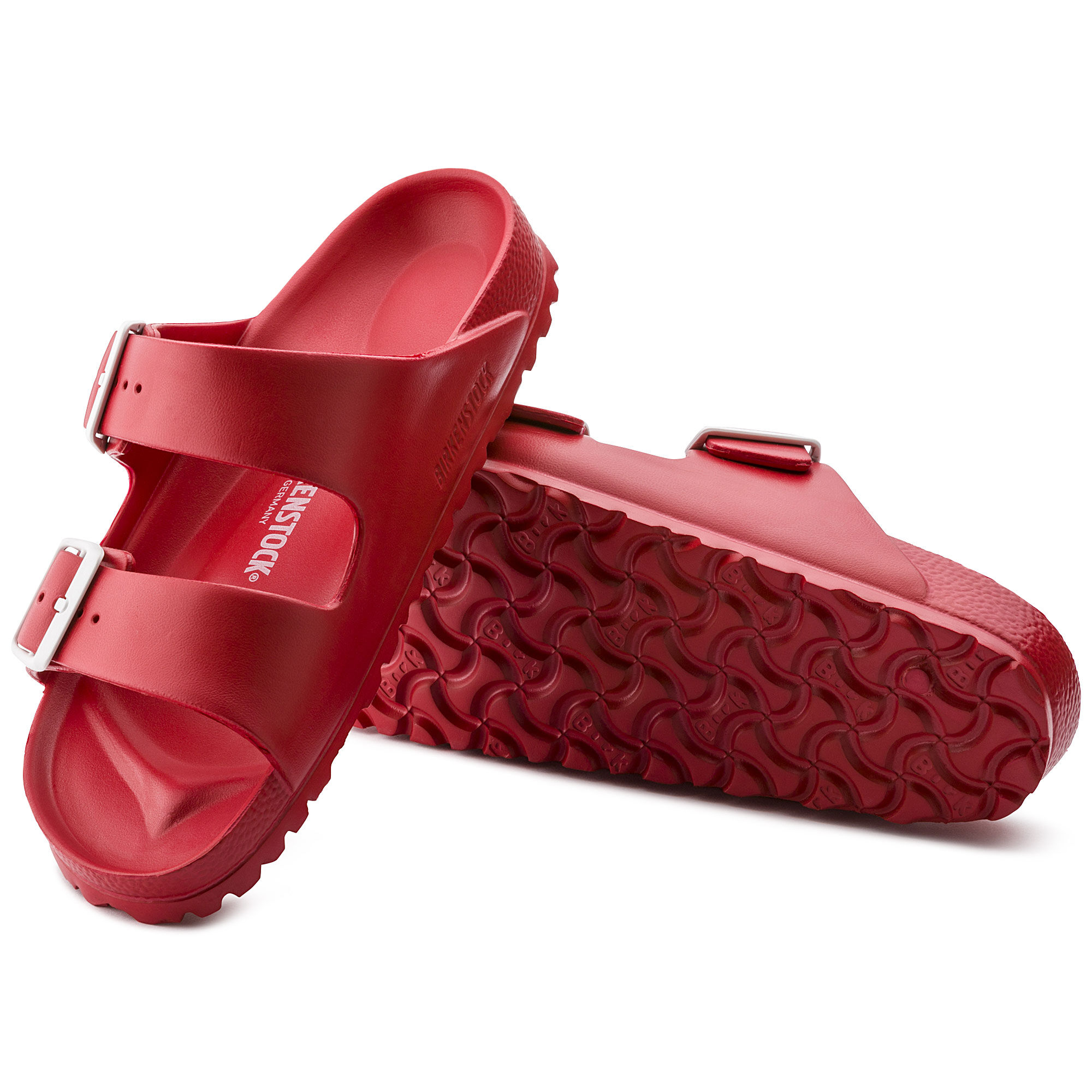 red waterproof birkenstocks