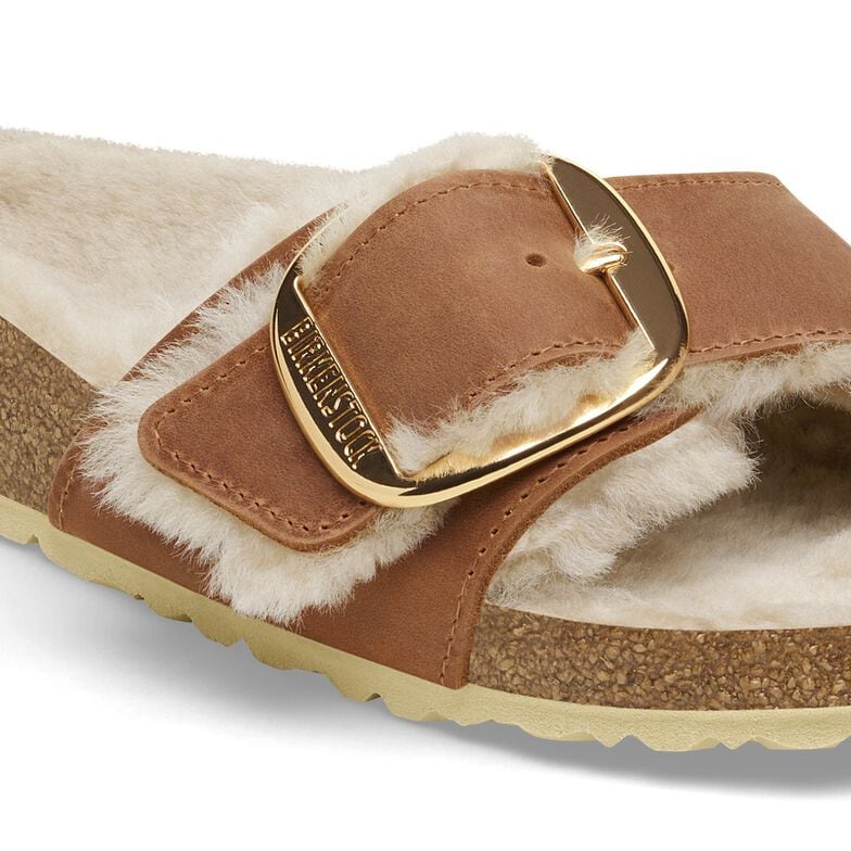 Madrid Big Buckle Shearling Natural Leather Oiled Madrid Big Buckle Shearling Natural Leather Oiled