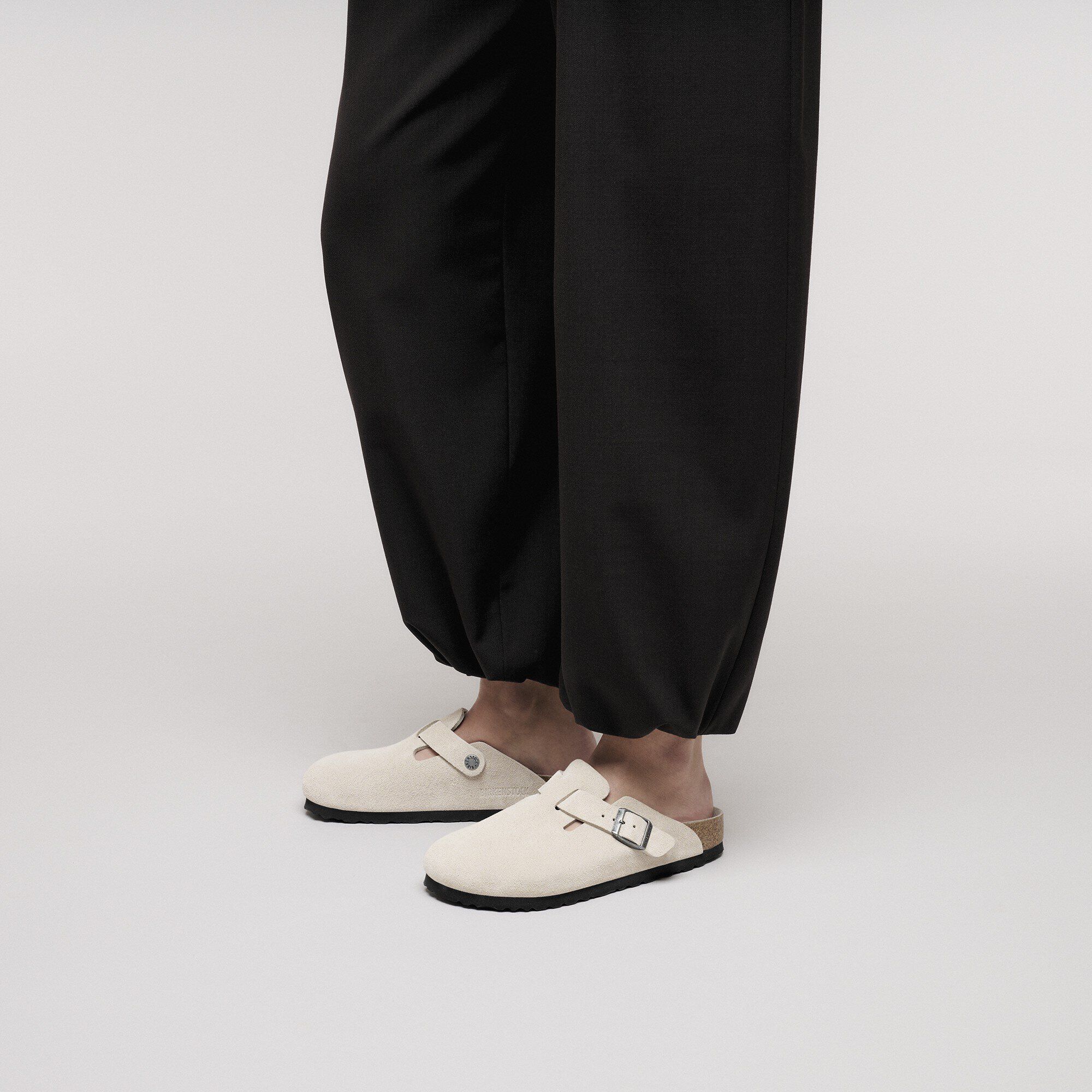 Boston / ボストン スエードレザー オイスタートーナル | BIRKENSTOCK