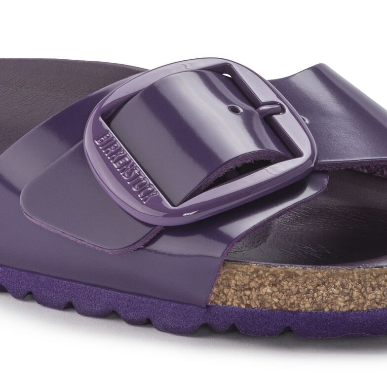 Madrid Big Buckle Natural Leather Patent Madrid Big Buckle Natural Leather Patent