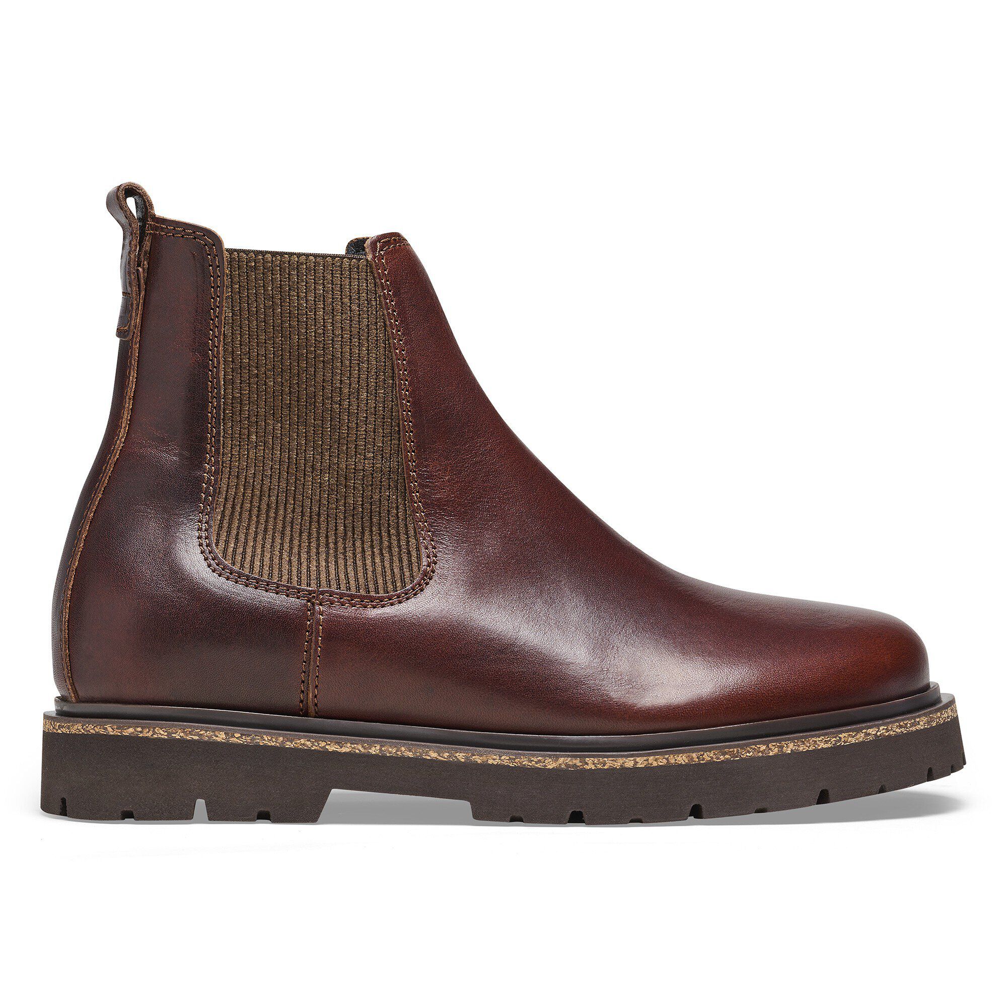 Highwood Slip On Women Natural Leather Chocolate BIRKENSTOCK