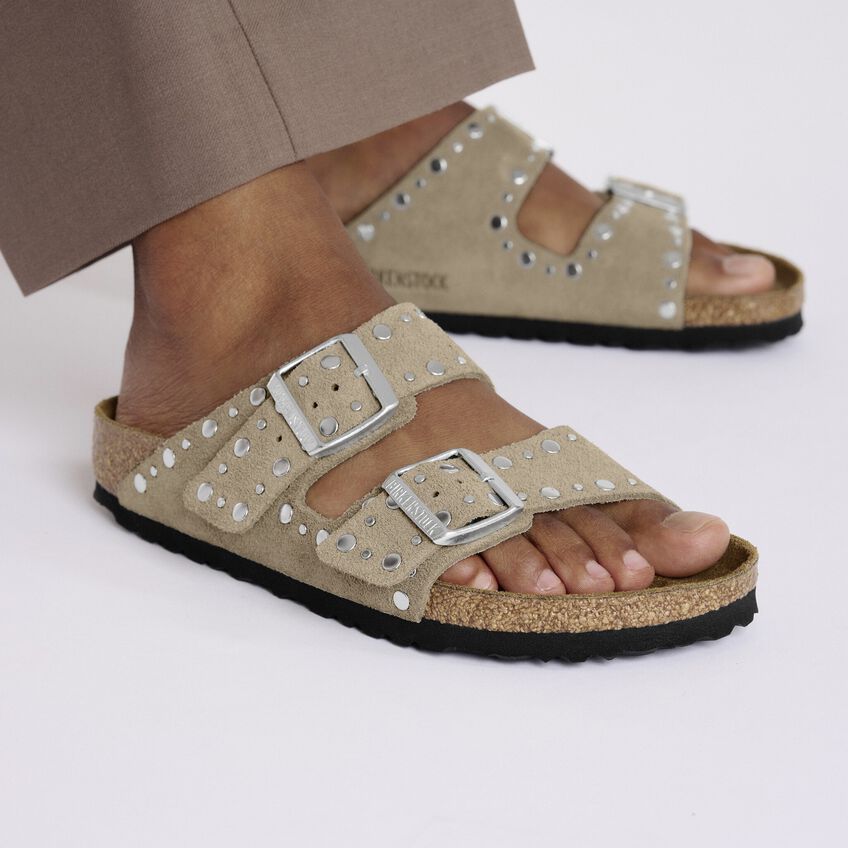 Arizona Rivet Suede Leather