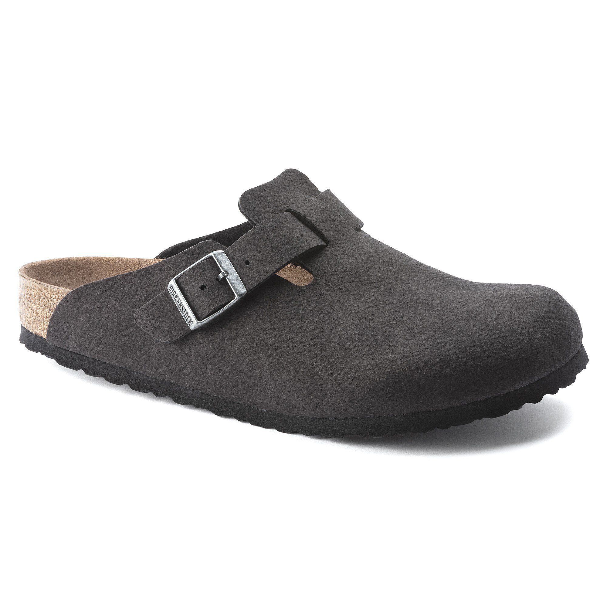 靴 BIRKENSTOCK Boston SYN Desert Dust Boston Synthetik Desert Dust Gray Taupe | BIRKENSTOCK
