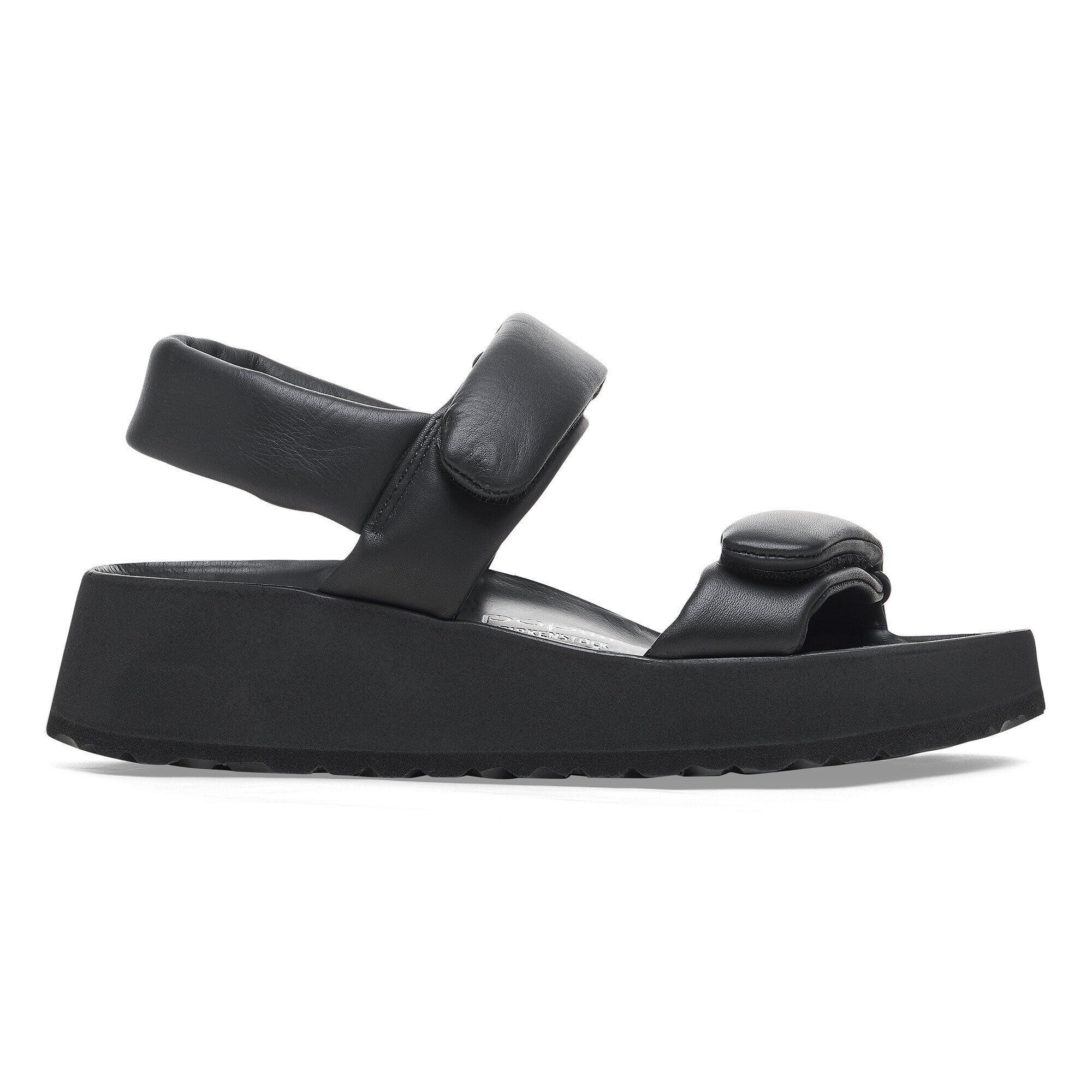 人気商品の再入荷情報をお届け！ Theda BIRKENSTOCK | ブラック スムースレザー 靴