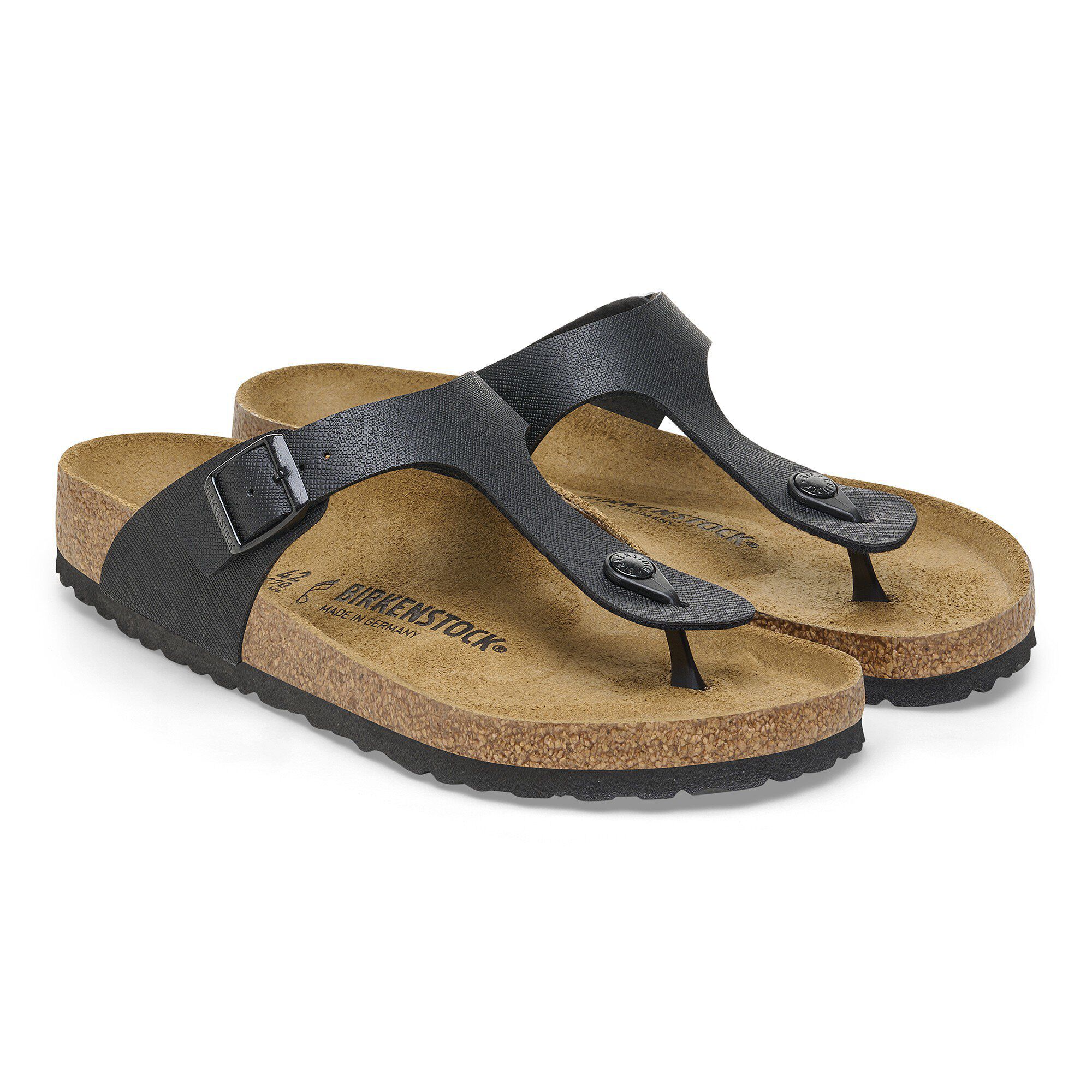 品良く着こなすため Gizeh / BIRKENSTOCK | サフィアノブラック ビルコフロー ギゼ スノーボード