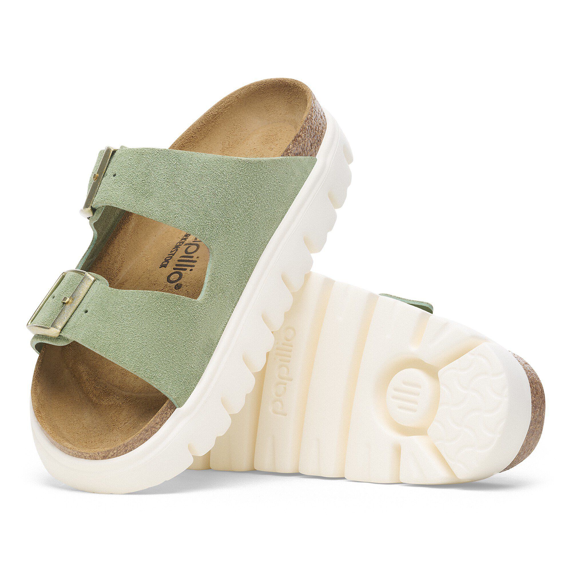 Platform birkenstock style sandals outlet