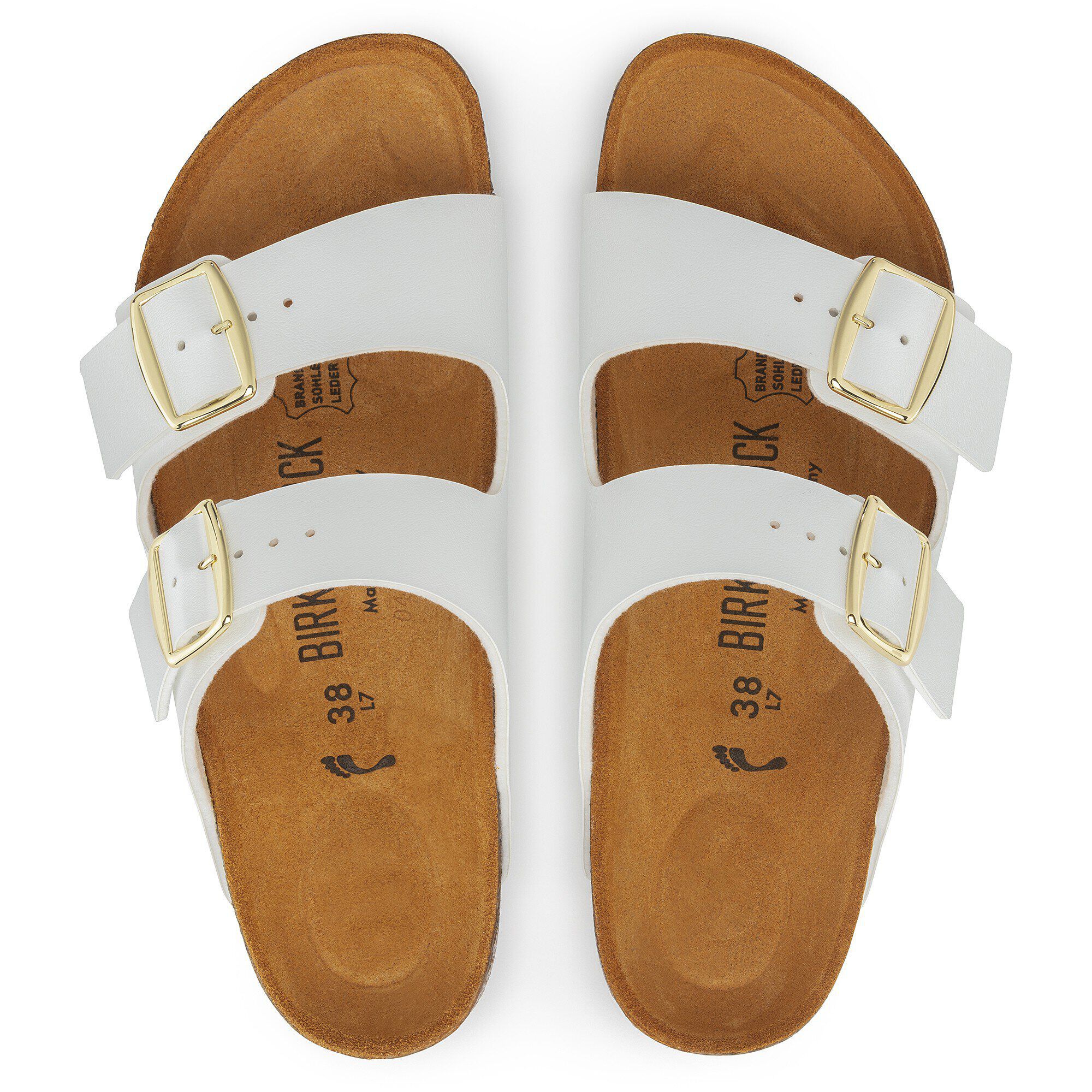 BIRKENSTOCK ARIZONA Birko-Flor アリゾナ 26.5 Arizona Birko-Flor weiß | BIRKENSTOCK