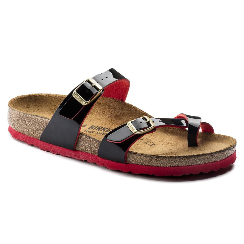 Mayari Birko-Flor Patent ツートーン ブラック