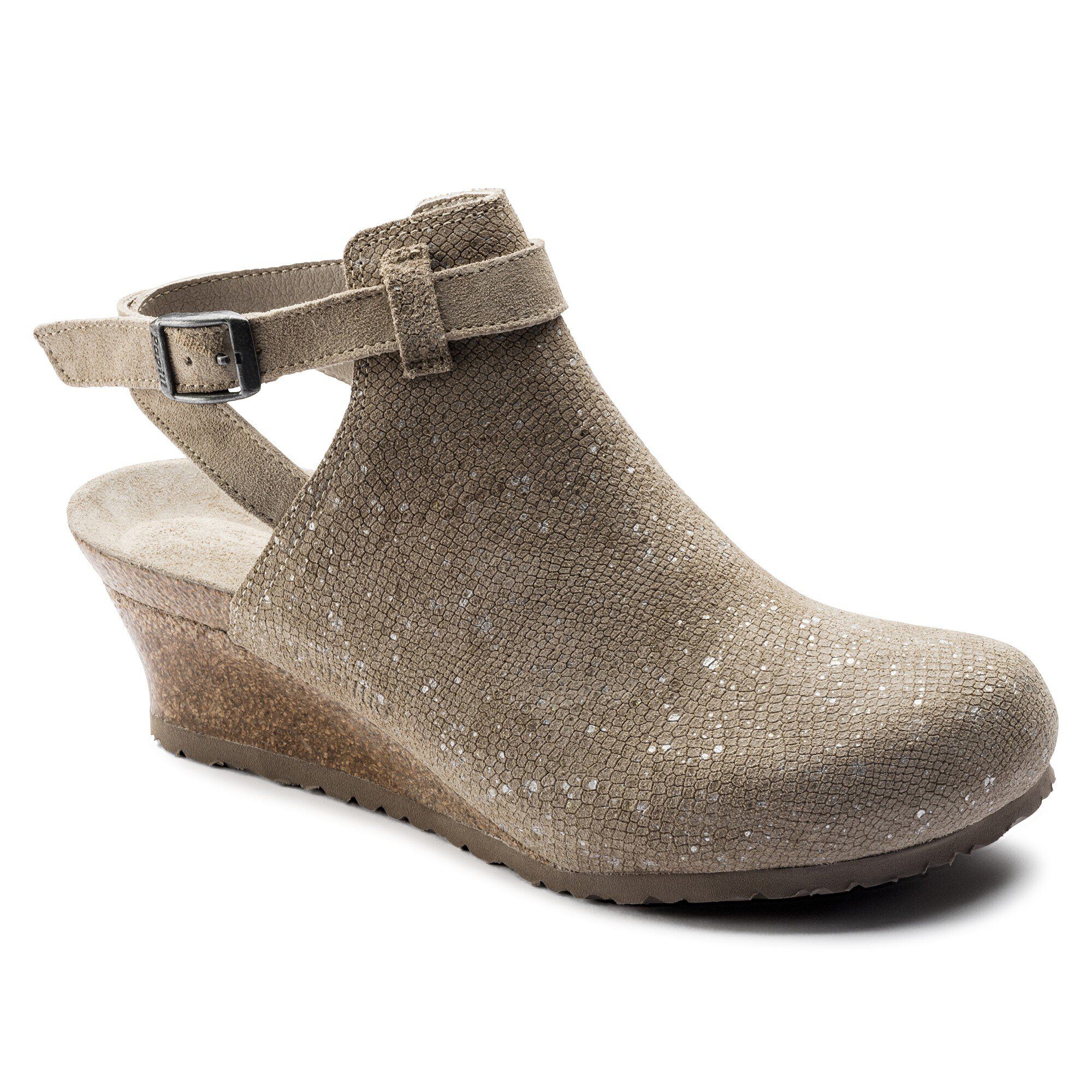 Birkenstock esra leather wedge clog top