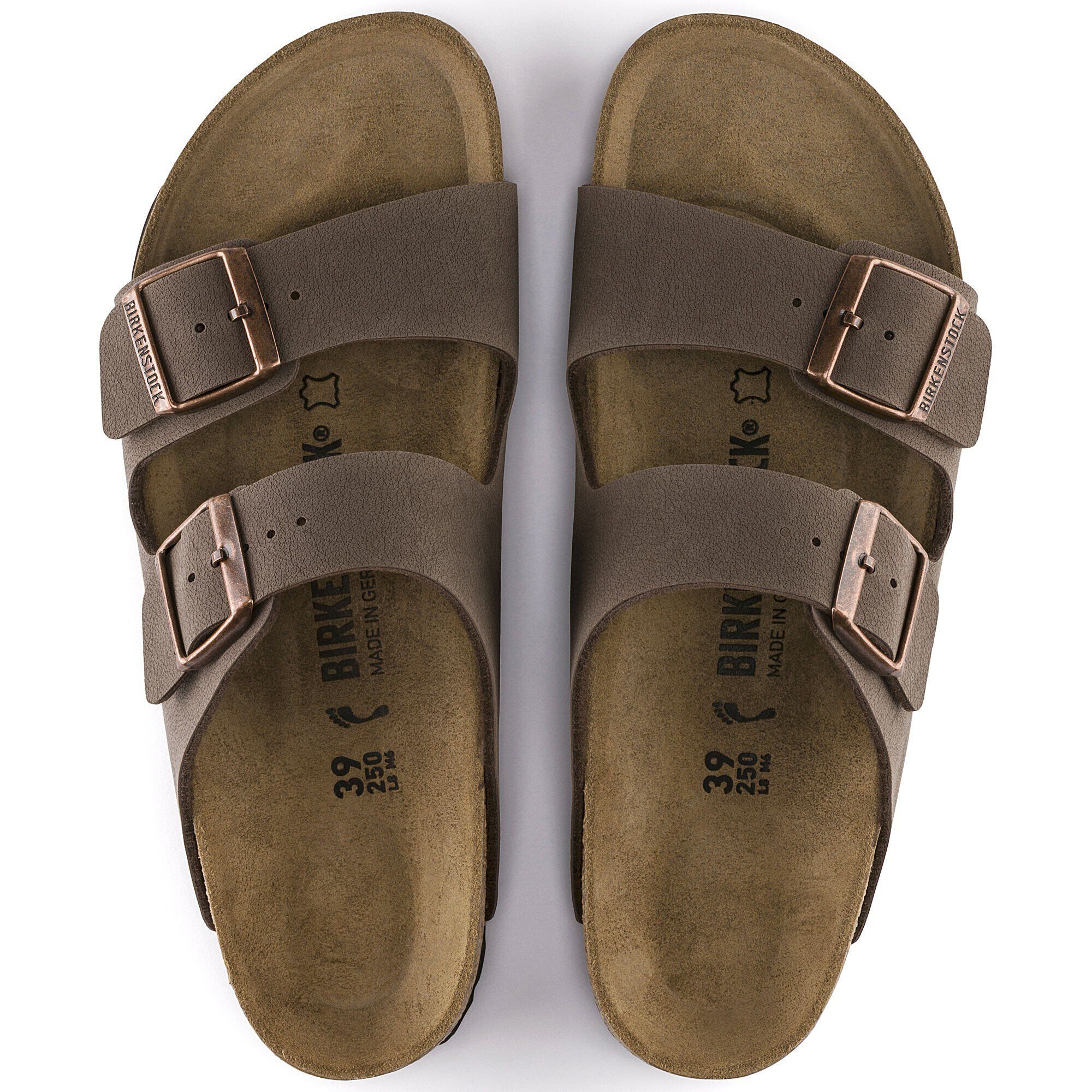 新作モデル Arizona / アリゾナ ビルコフロー ヌバック モカ | BIRKENSTOCK 靴