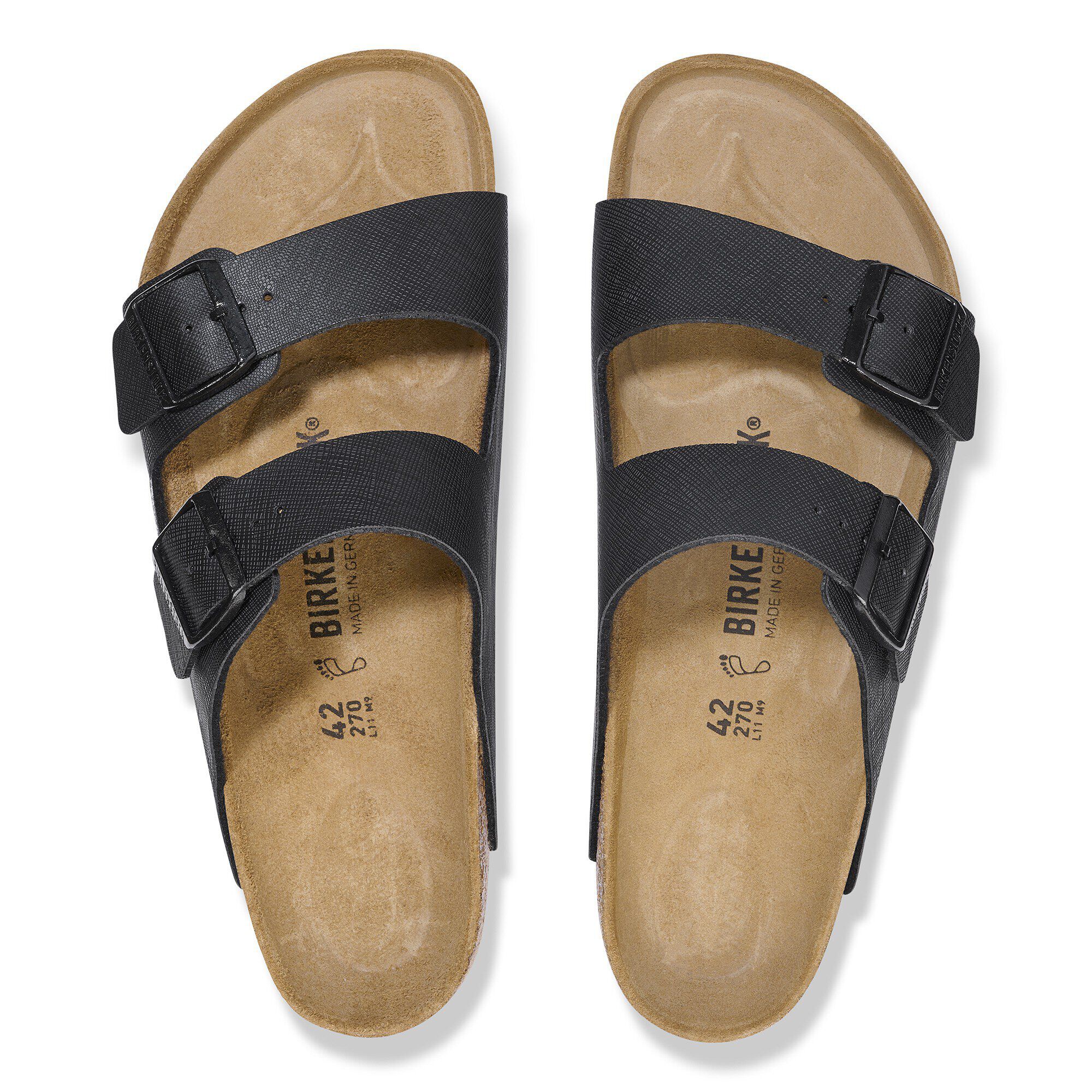 Arizona / アリゾナ ビルコフロー サフィアノブラック | BIRKENSTOCK