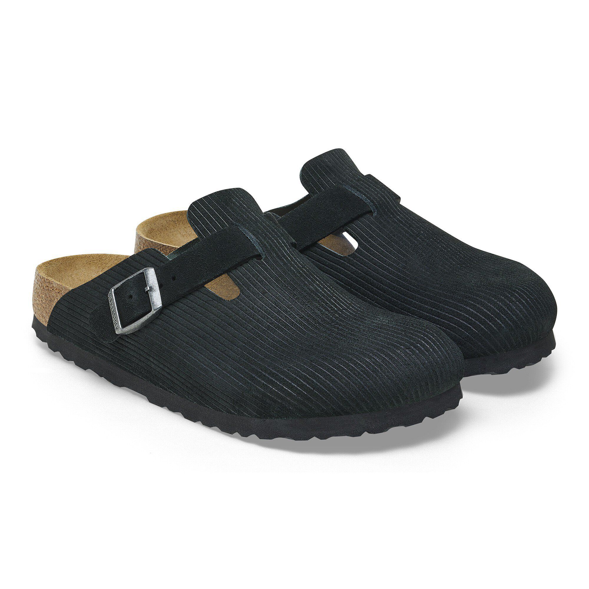 Boston Veloursleder Corduroy Black