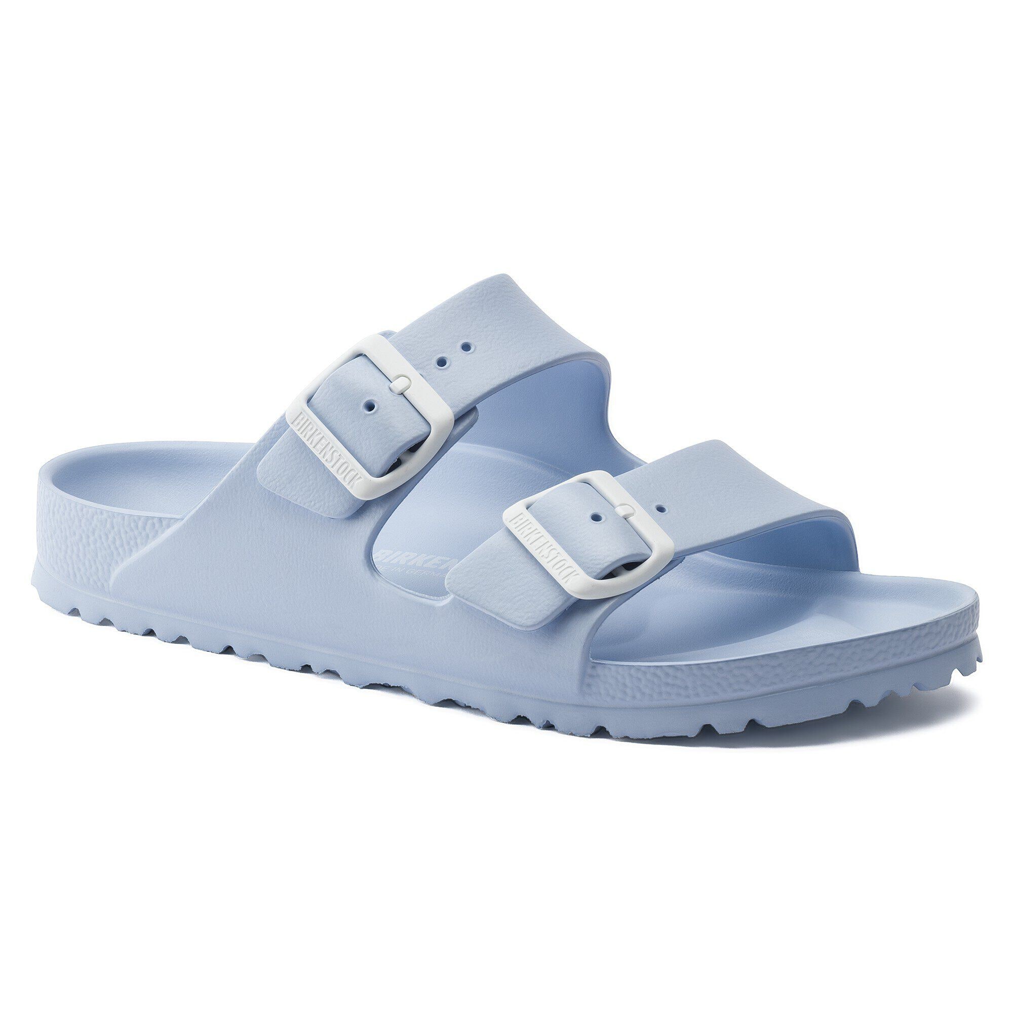 birkenstock blue plastic