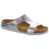 Charlize Natural Leather Metallic Silver