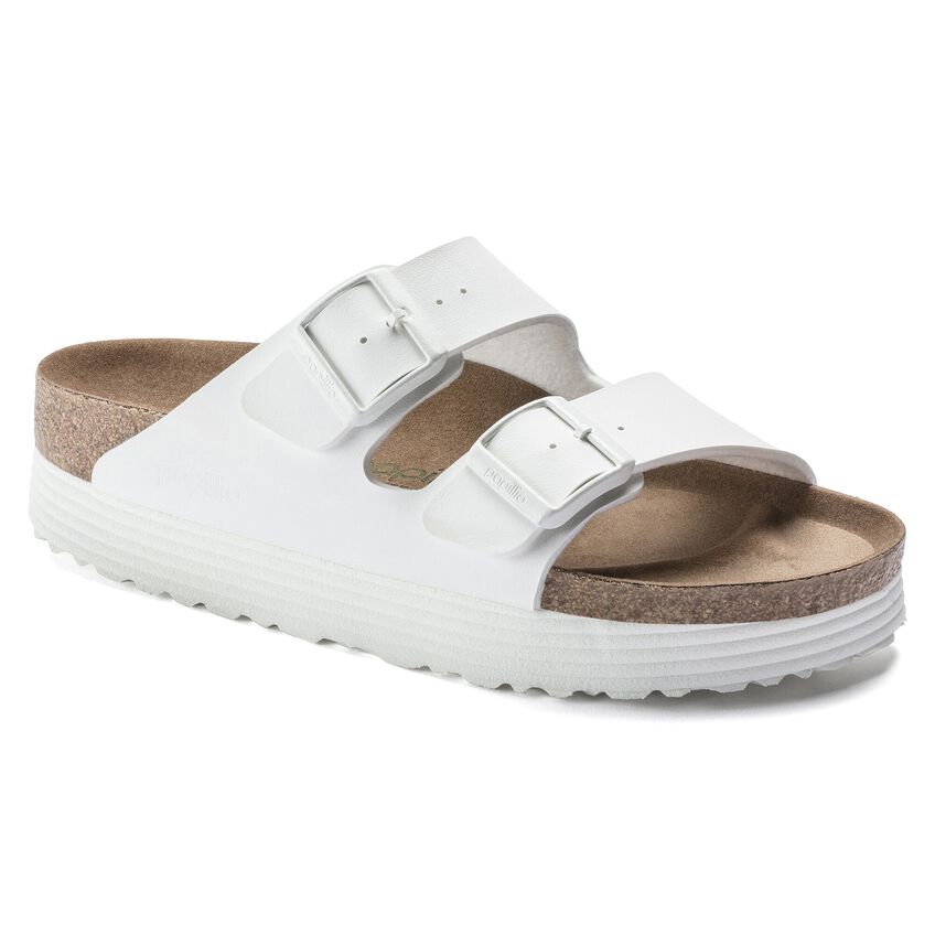 pålidelighed Plenarmøde blik Arizona Platform Vegan Birko-Flor White | BIRKENSTOCK