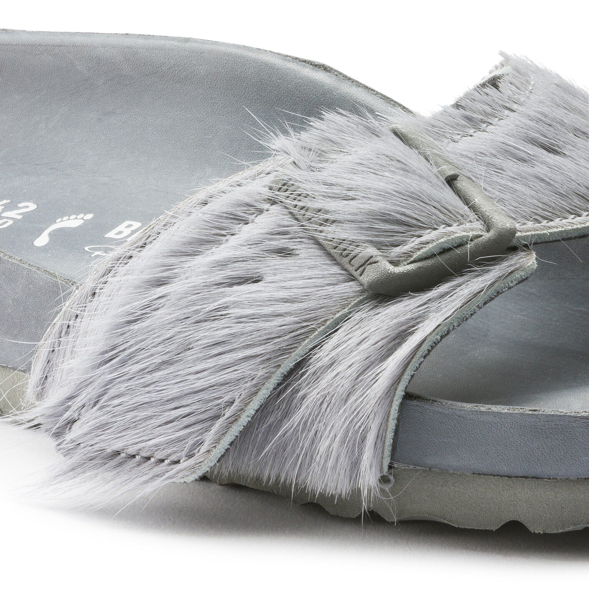 靴 BIRKENSTOCK Rick Owens Madrid EXQUISITE Rick Owens Madrid Cowhide Longhair Gray | BIRKENSTOCK