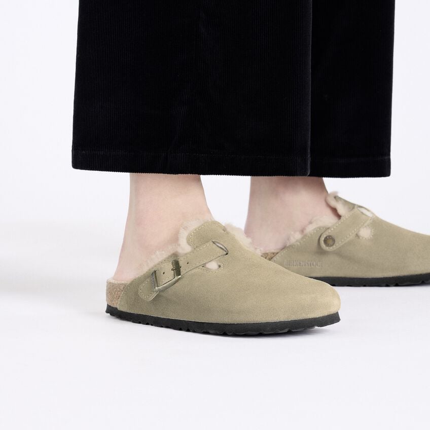 Boston Shearling Suede Leather