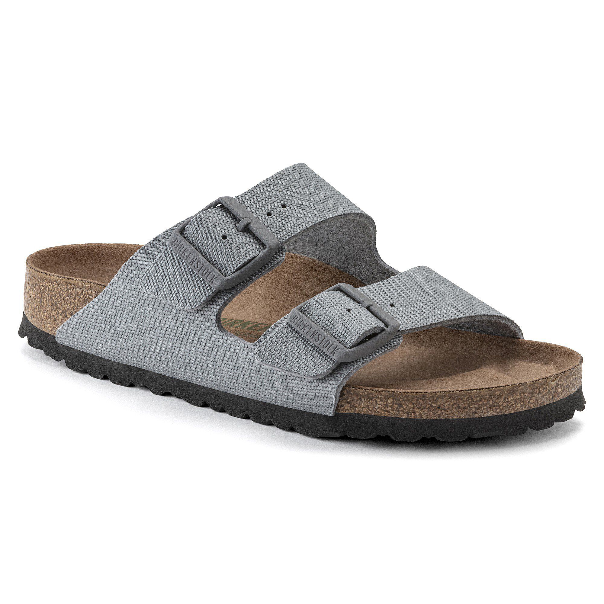 スカート Anna Vegan Leather stone gray 38 Arizona Vegan Textile Stone Coin | BIRKENSTOCK
