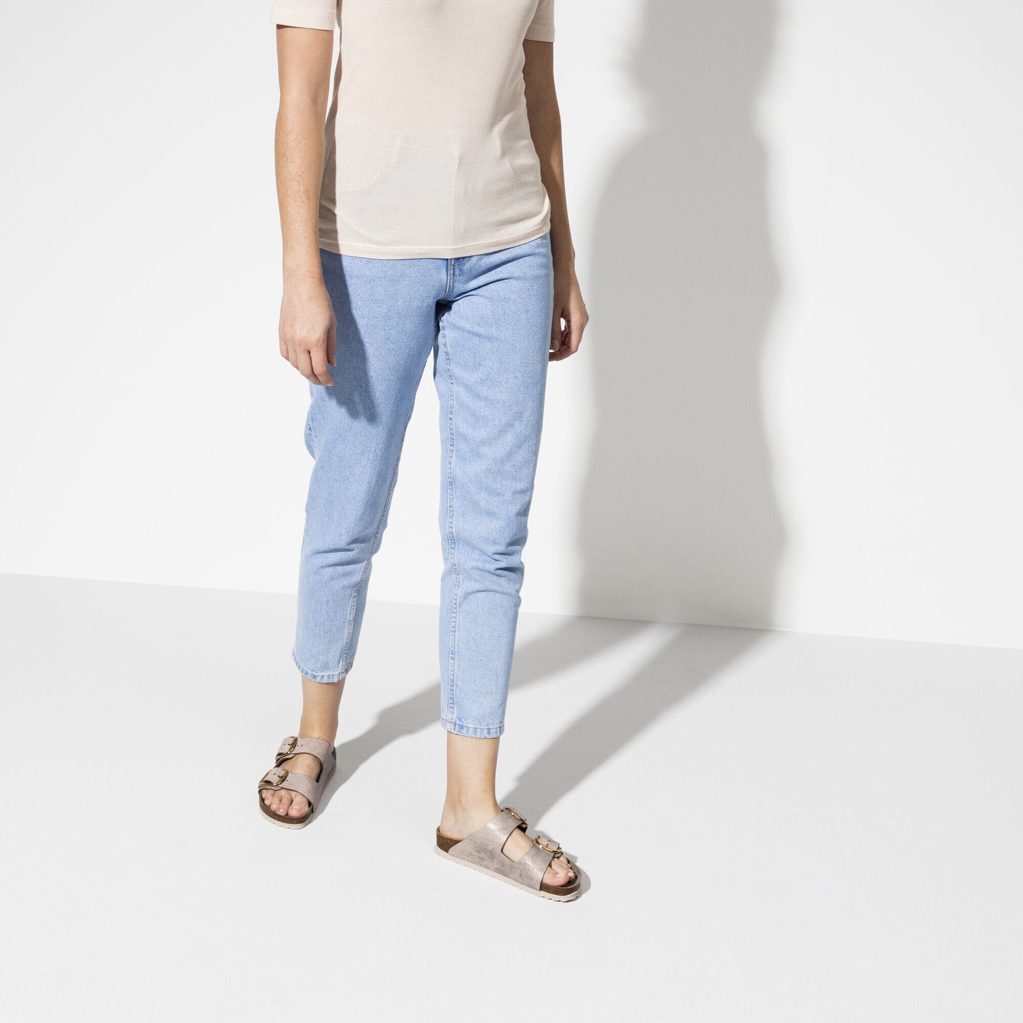 metallic gold birkenstocks