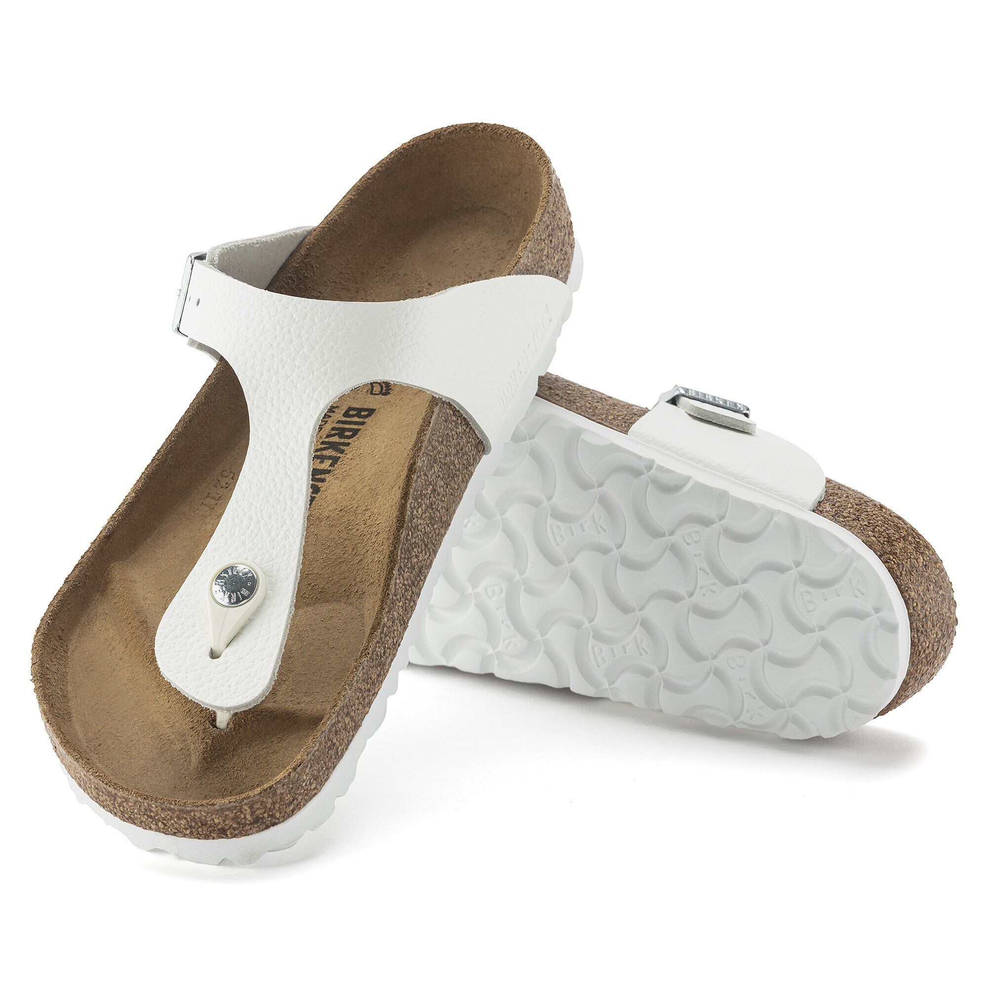 【関税&送料込】Birkenstock Sandals White Arizona Flex Platform Birko-Flor White | BIRKENSTOCK