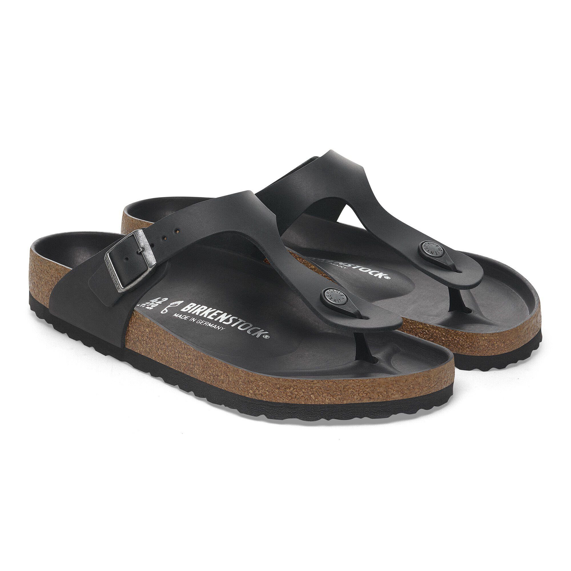 Gizeh / ギゼ オイルドレザー ブラック | BIRKENSTOCK