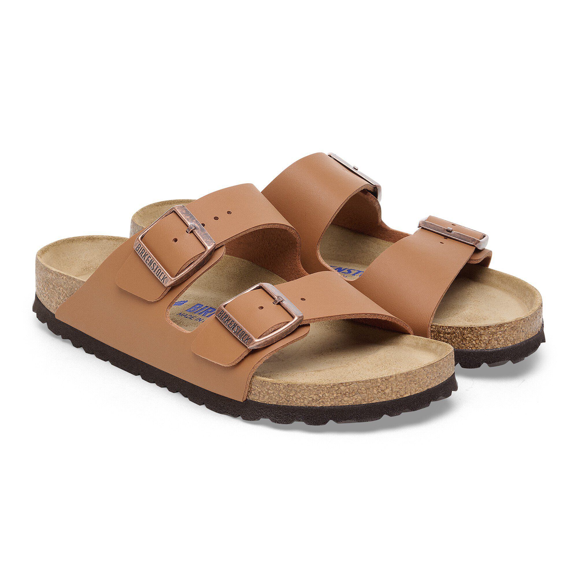 Brown arizona birkenstocks clearance