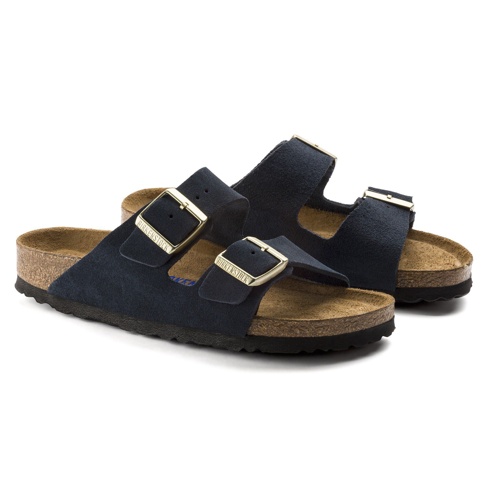 Birkenstock arizona navy suede Clearance