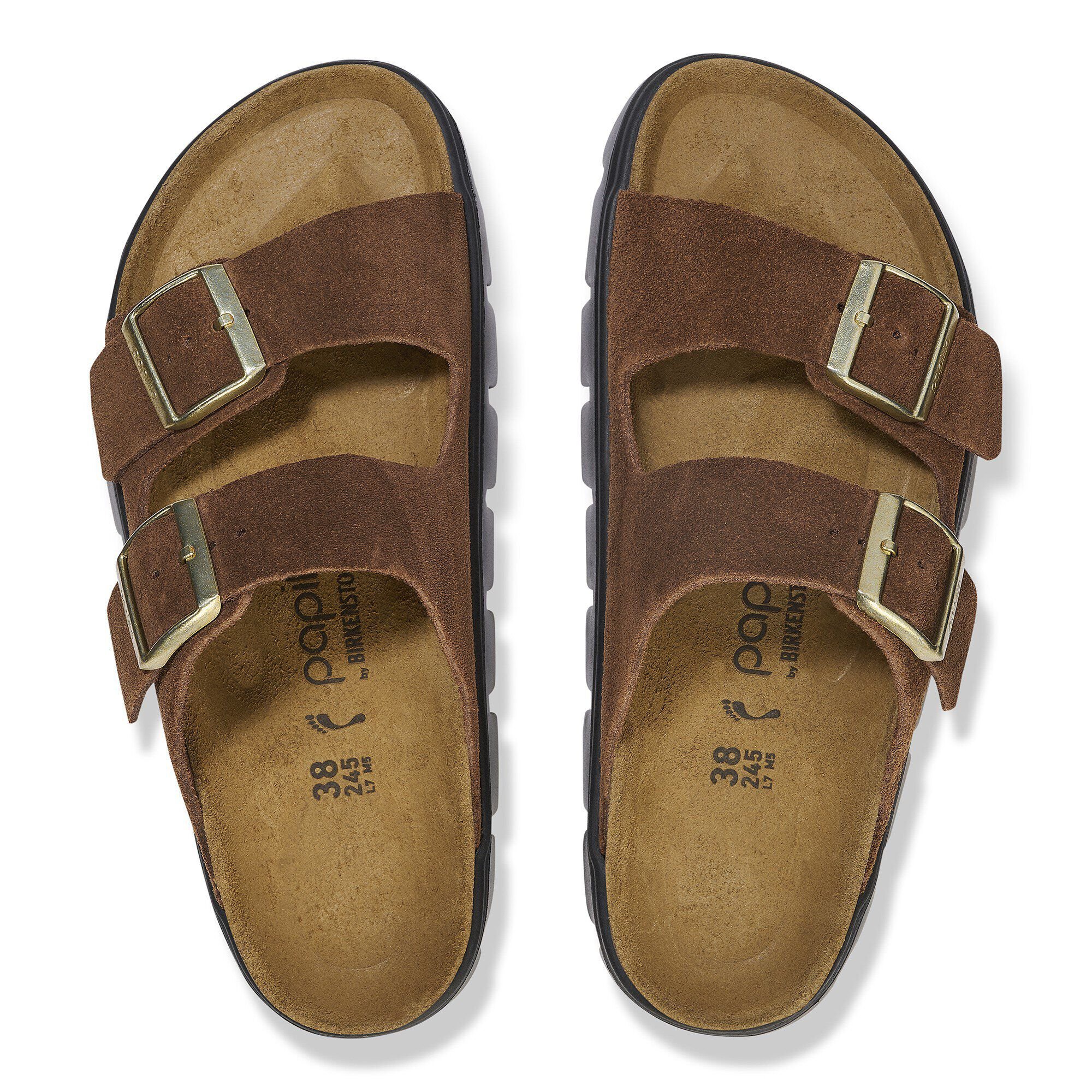 BIRKENSTOCK アリゾナ Chunky レザー unisex サンダル BIRKENSTOCK ビルケンシュトック サンダル レディース ブラック