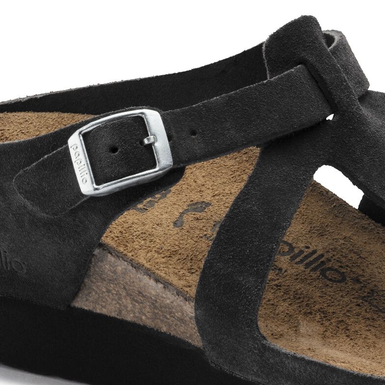 Luna Suede Leather Anthracite Luna Suede Leather Anthracite