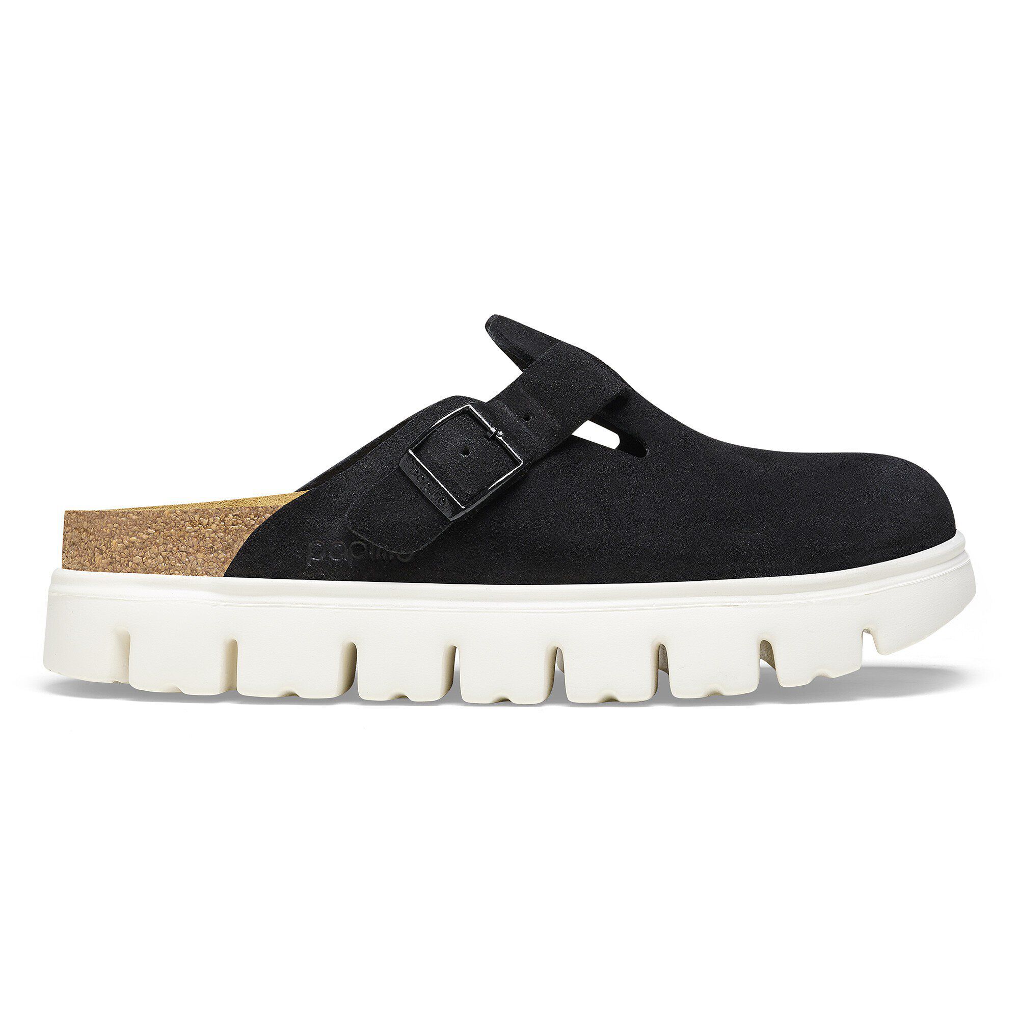 Boston Chunky Suede Leather Black | BIRKENSTOCK Boston Chunky Suede Leather Black | BIRKENSTOCK