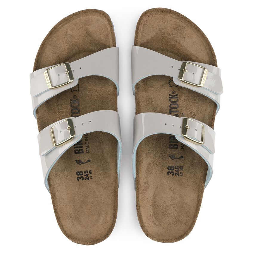 Sydney シドニー ビルコフロー パテント 2トーン ライトグレー BIRKENSTOCK