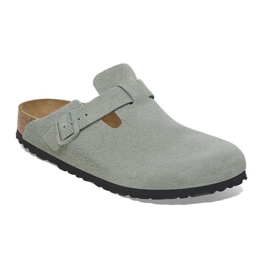 Boston Soft Footbed Suede Leather Boston Soft Footbed Suede Leather