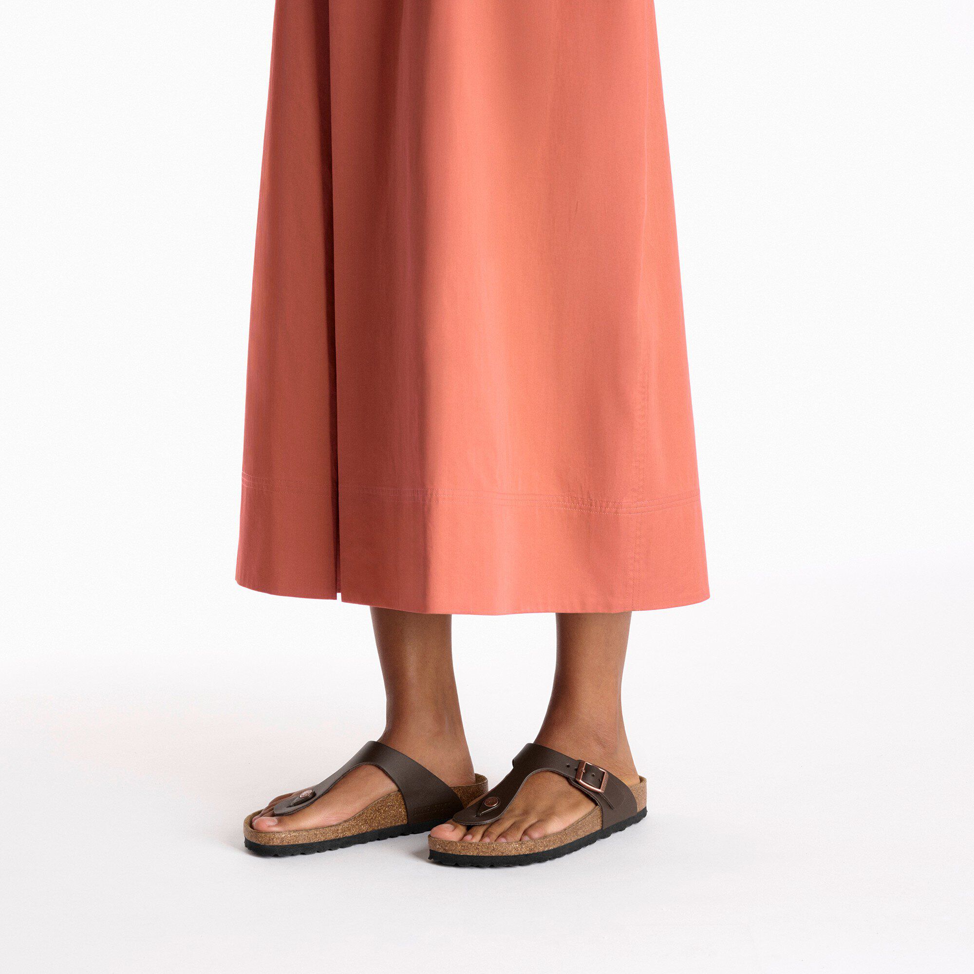 Gizeh / ギゼ ナチュラルレザー ダークブラウン | BIRKENSTOCK