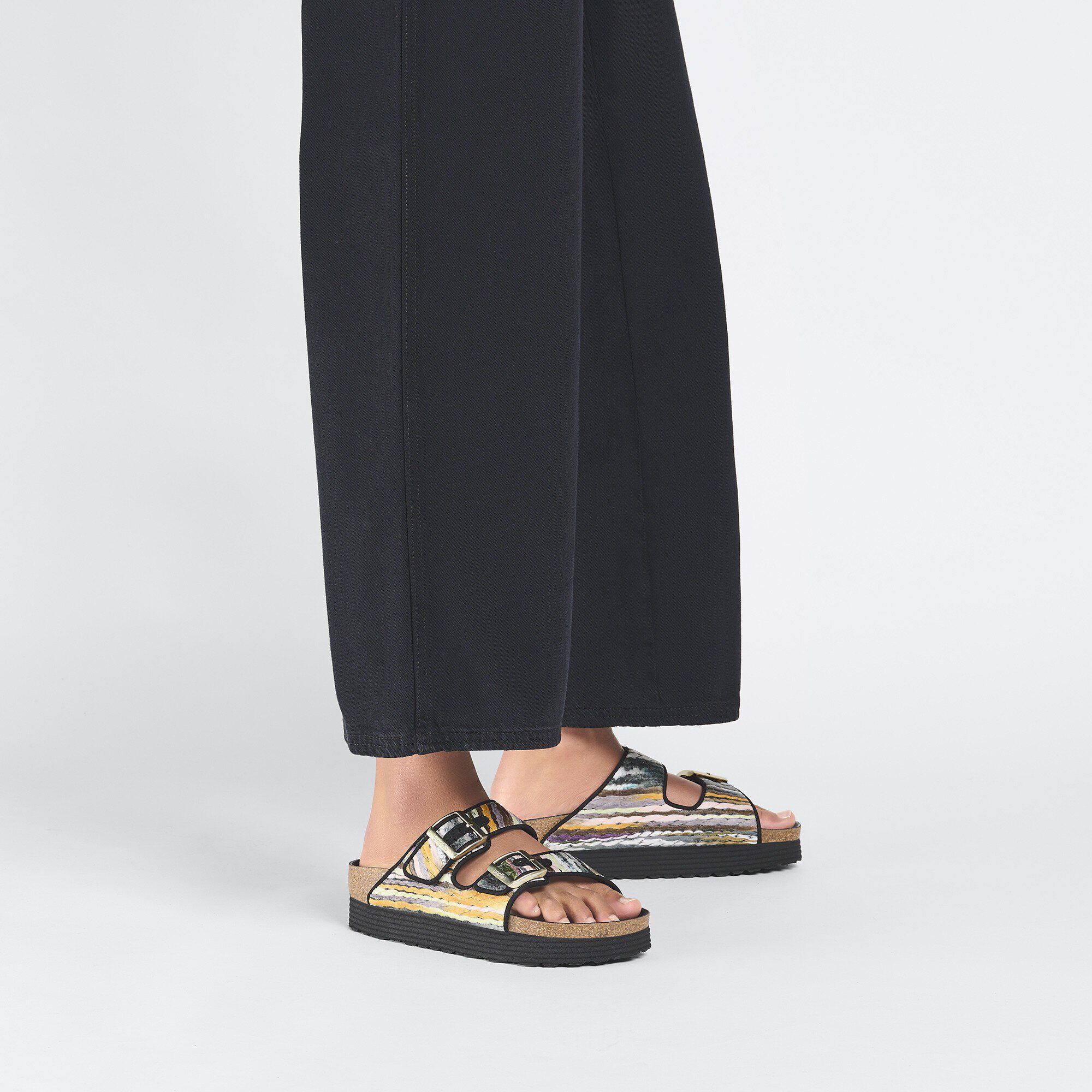 Arizona Platform Textile Multi Yellow | BIRKENSTOCK Arizona Platform Textile Multi Yellow | BIRKENSTOCK