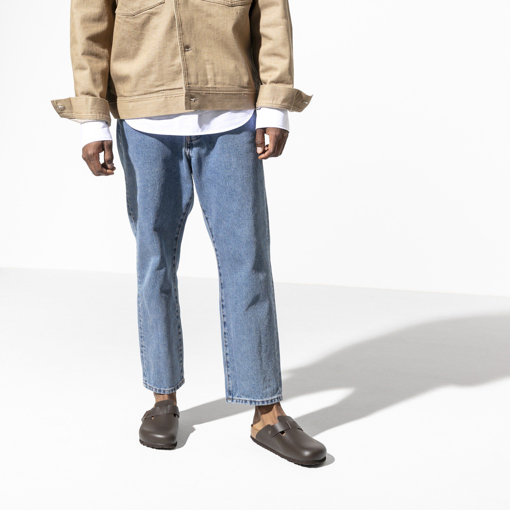 Boston / ボストン ナチュラルレザー ダークブラウン | BIRKENSTOCK