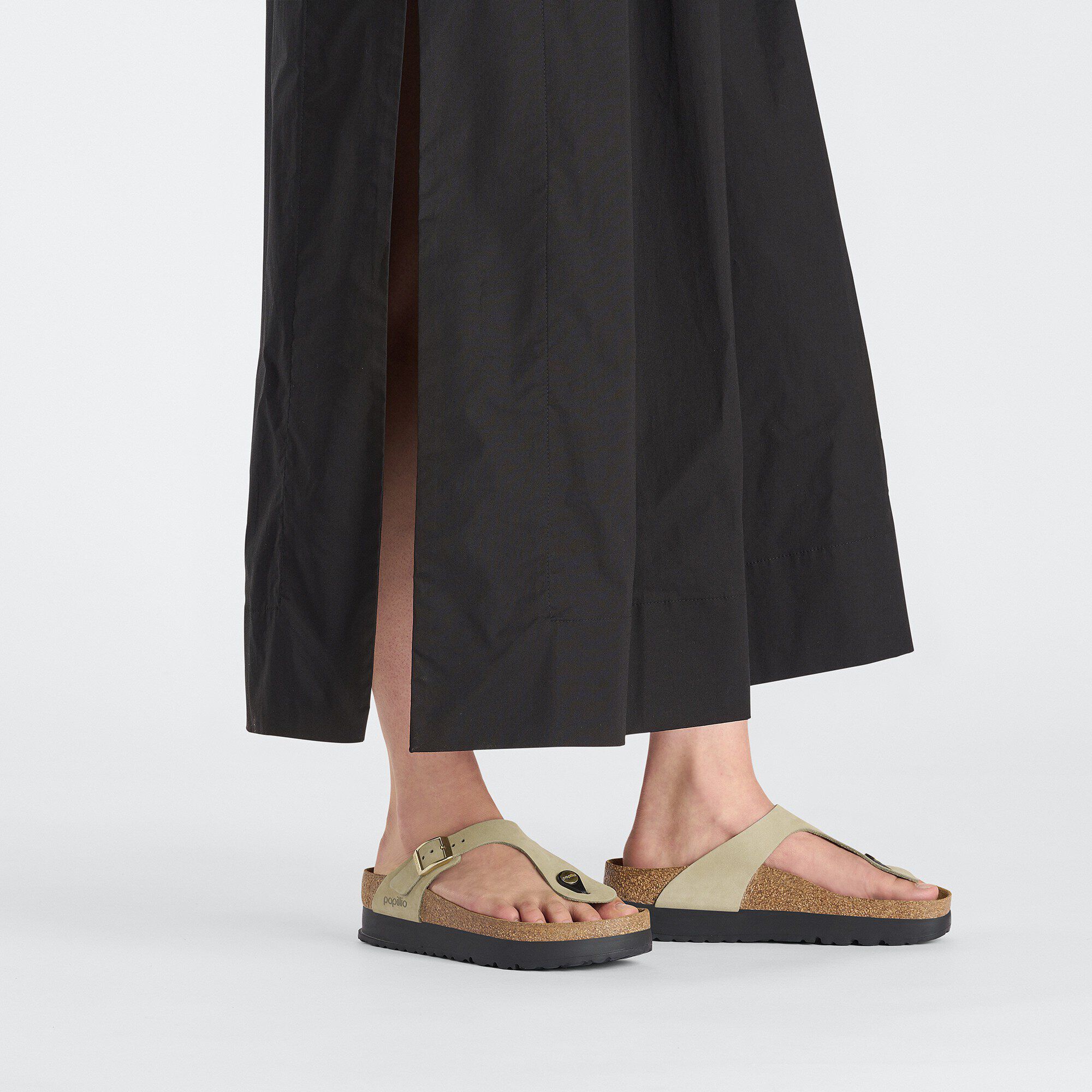 正規品★BIRKENSTOCK Gizeh PAP Flex プラットフォーム Gizeh PAP Flex Platform Birko-Flor Black | BIRKENSTOCK